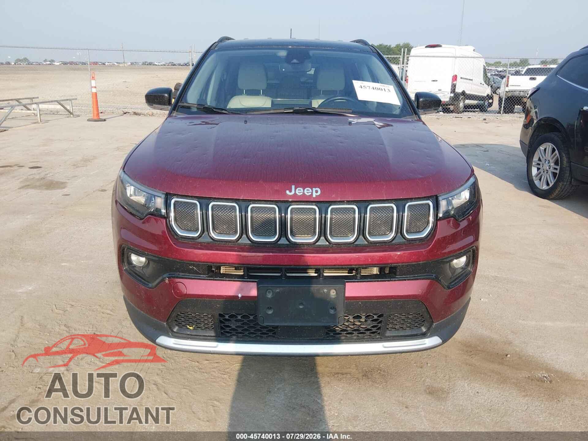JEEP COMPASS 2022 - 3C4NJDCB4NT143227