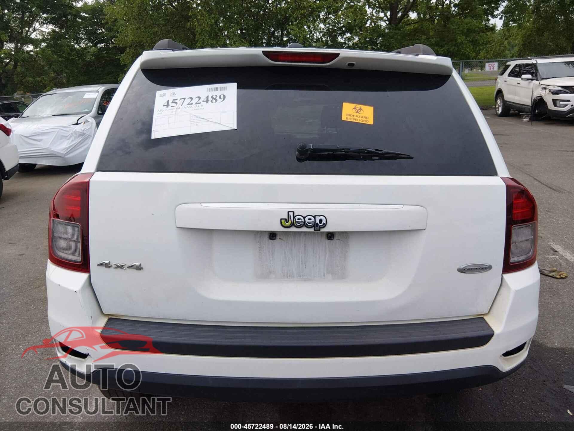 JEEP COMPASS 2014 - 1C4NJDEB8ED620213