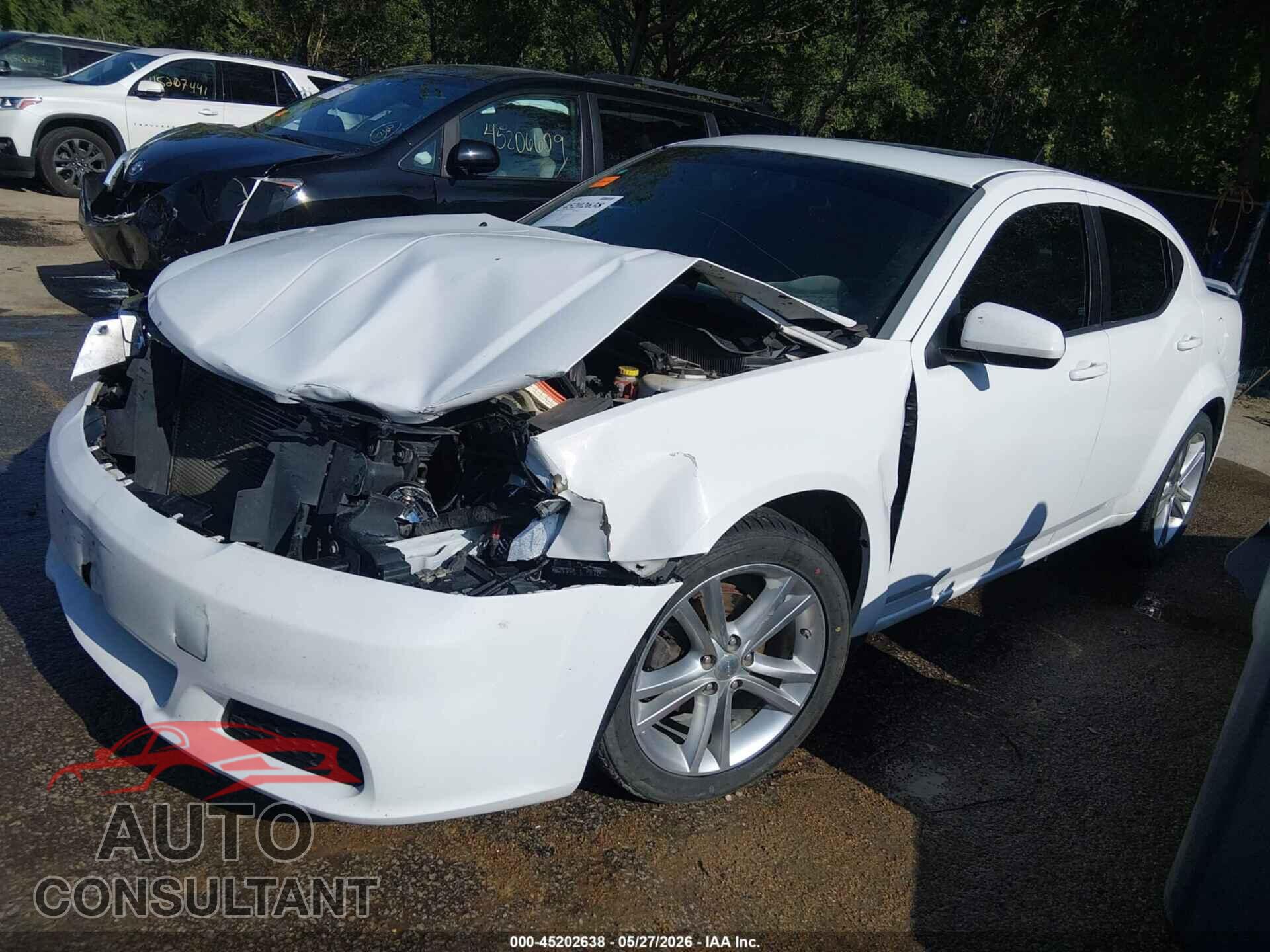 DODGE AVENGER 2012 - 1C3CDZCB7CN183279