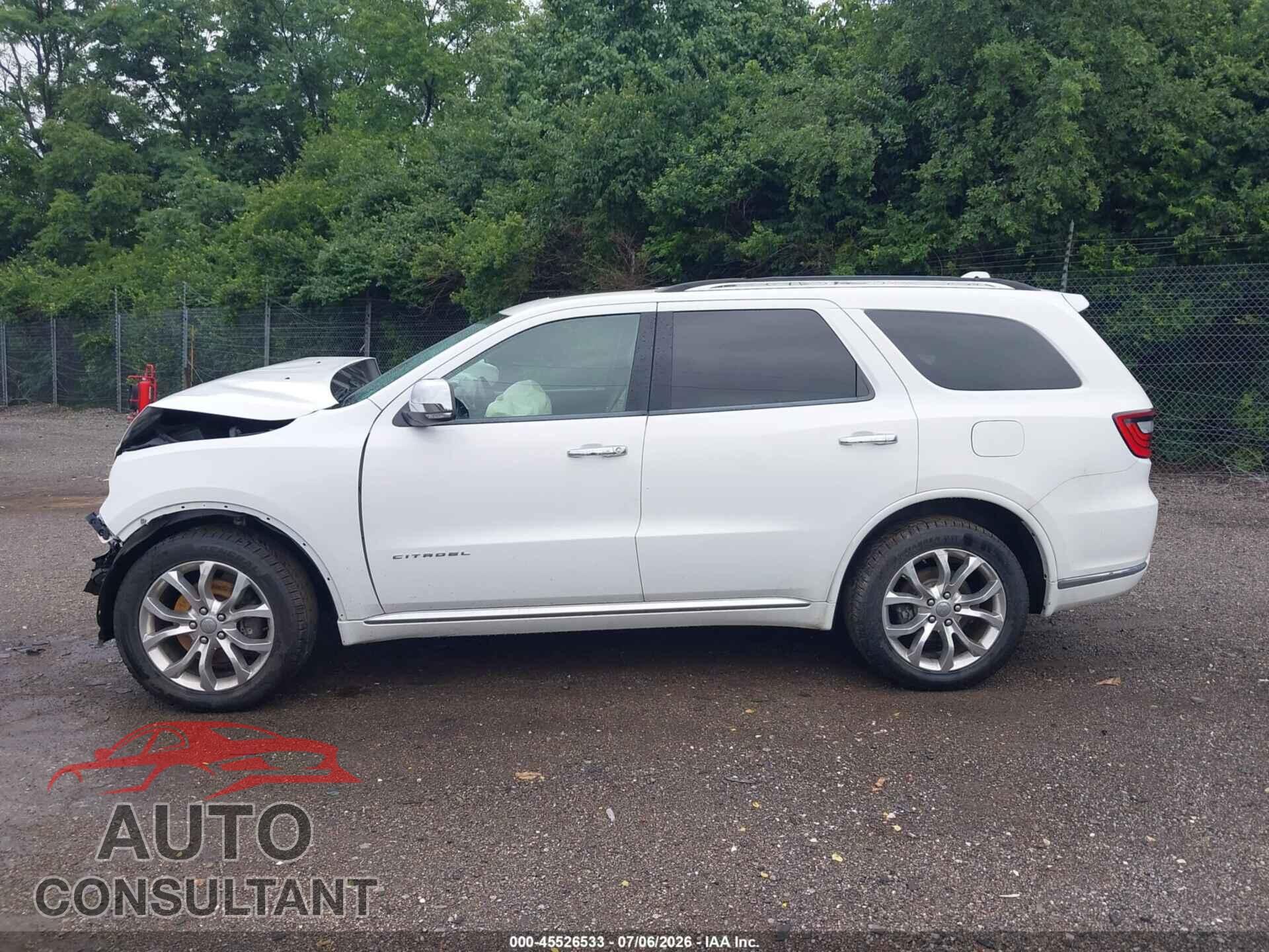DODGE DURANGO 2016 - 1C4RDJEG5GC485977