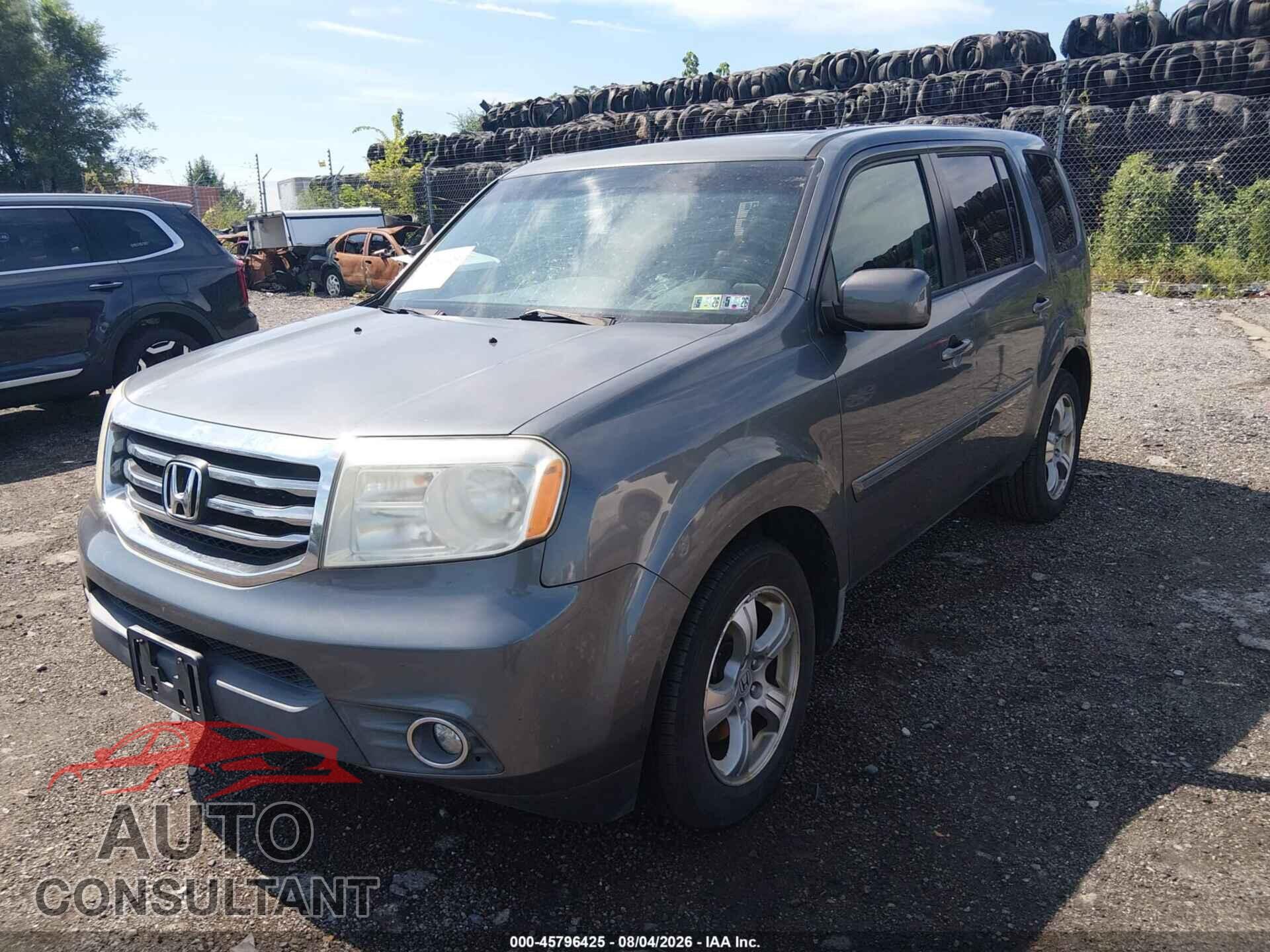 HONDA PILOT 2012 - 5FNYF4H69CB046627