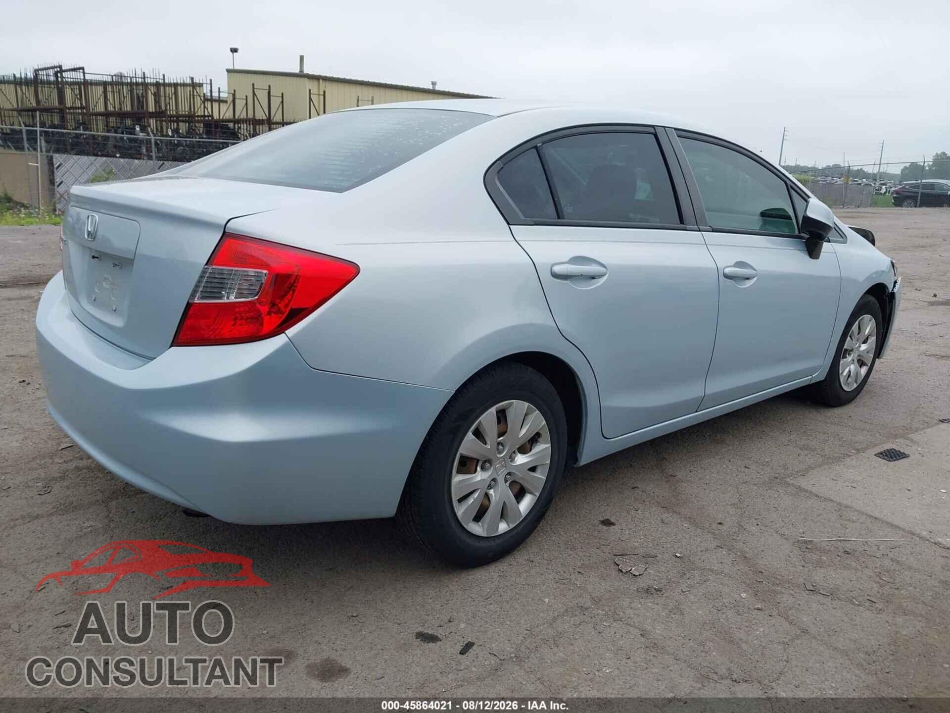 HONDA CIVIC 2012 - 2HGFB2F55CH568247