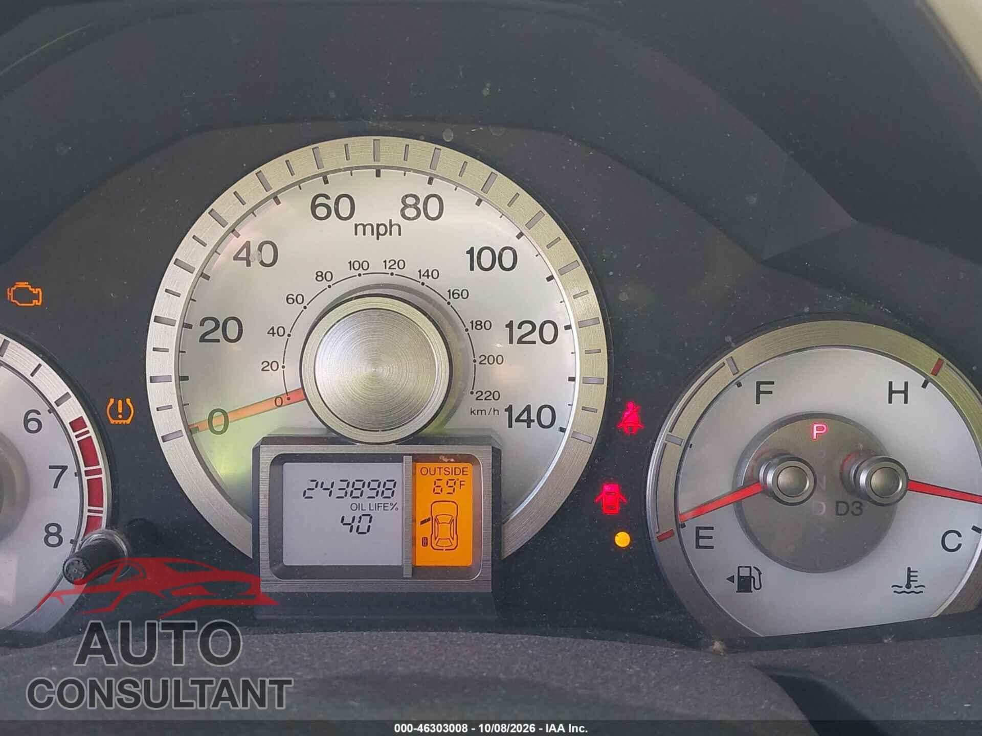 HONDA PILOT 2011 - 5FNYF4H45BB037565