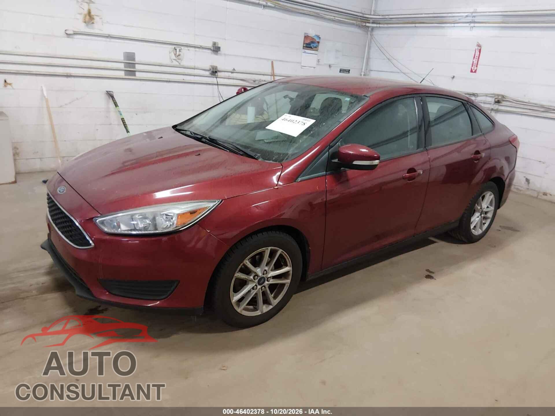 FORD FOCUS 2017 - 1FADP3F29HL318500
