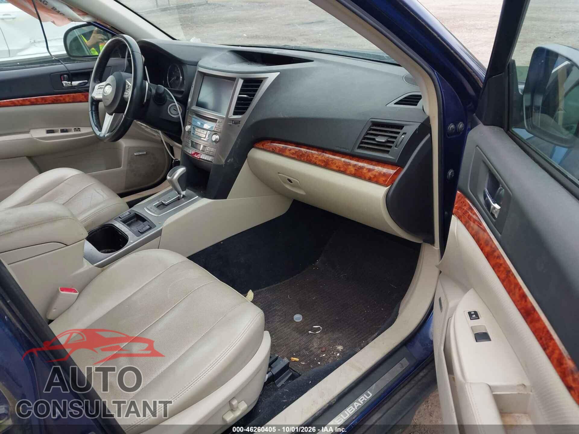 SUBARU OUTBACK 2011 - 4S4BRBLC9B3401494