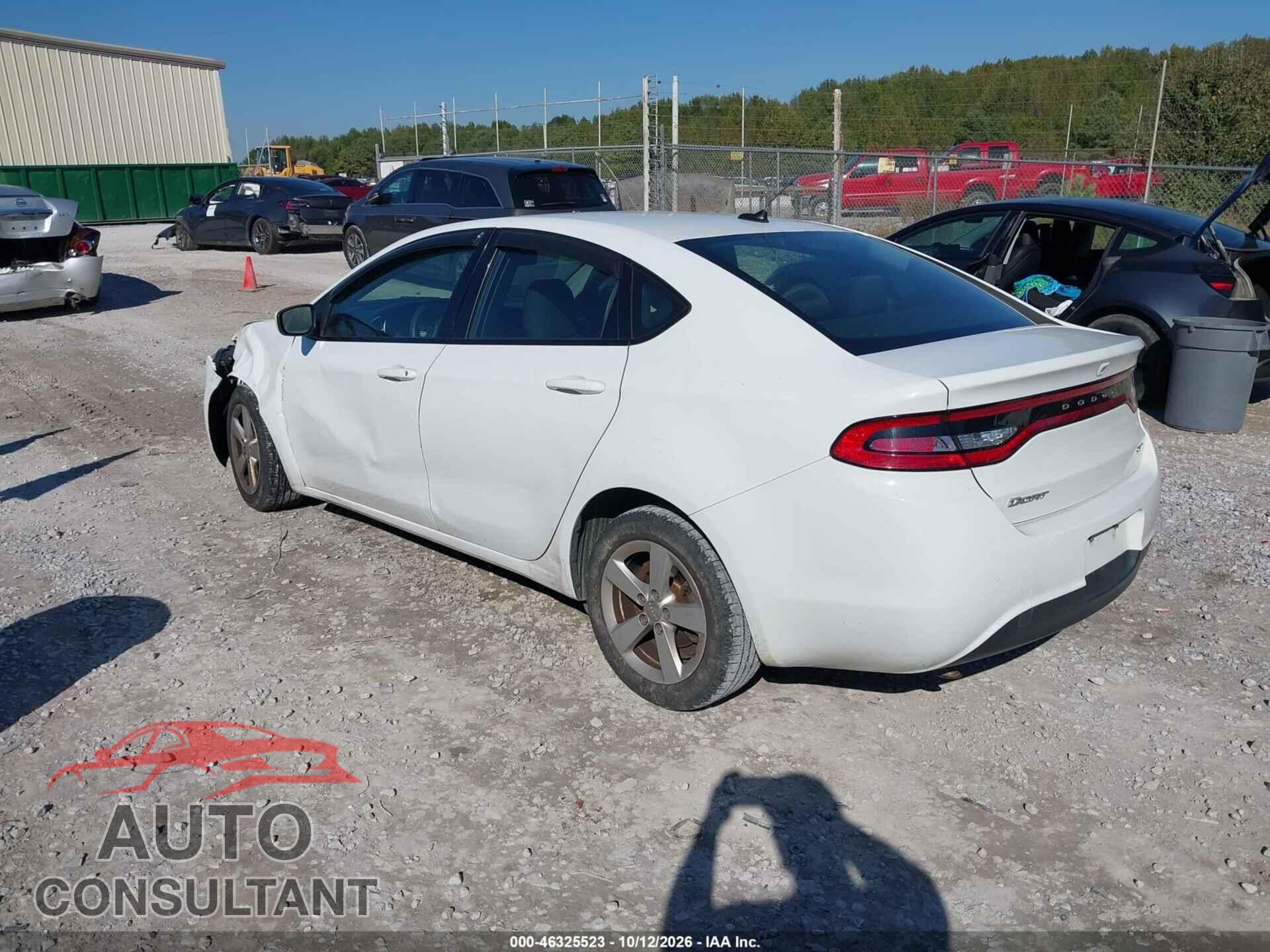 DODGE DART 2015 - 1C3CDFBB6FD306600