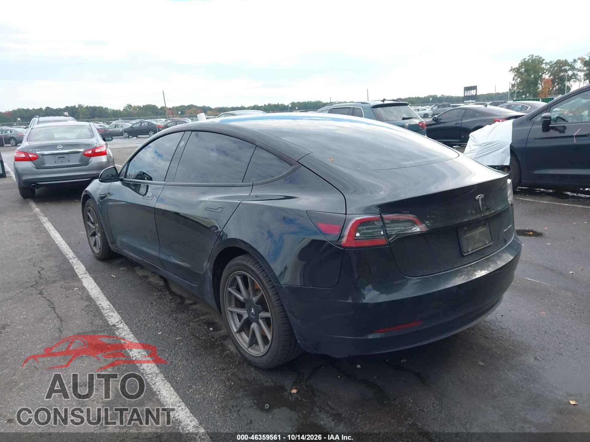 TESLA MODEL 3 2022 - 5YJ3E1EB1NF360076