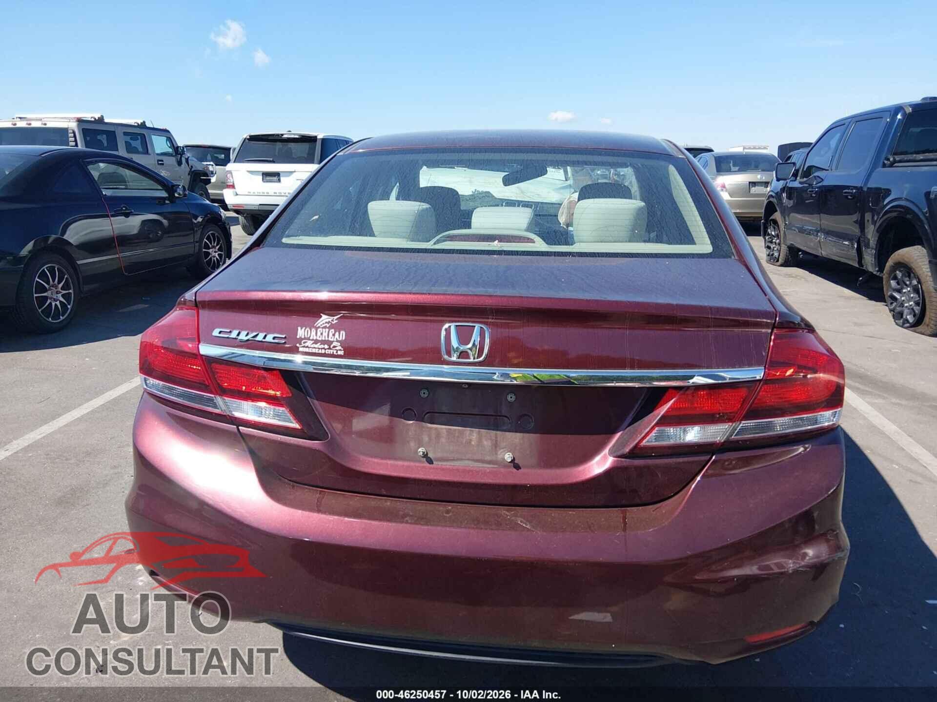 HONDA CIVIC 2014 - 19XFB2F87EE234521