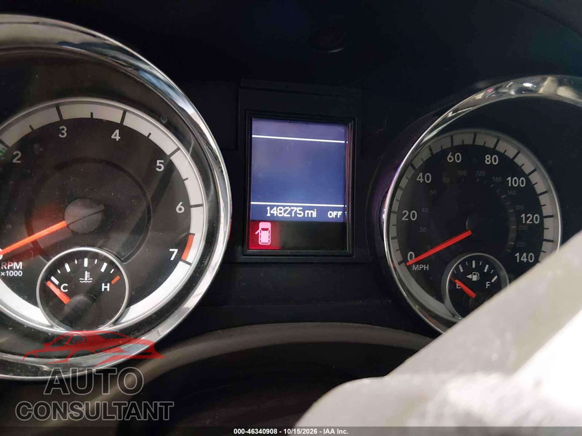 DODGE DURANGO 2013 - 1C4RDJAG5DC527873