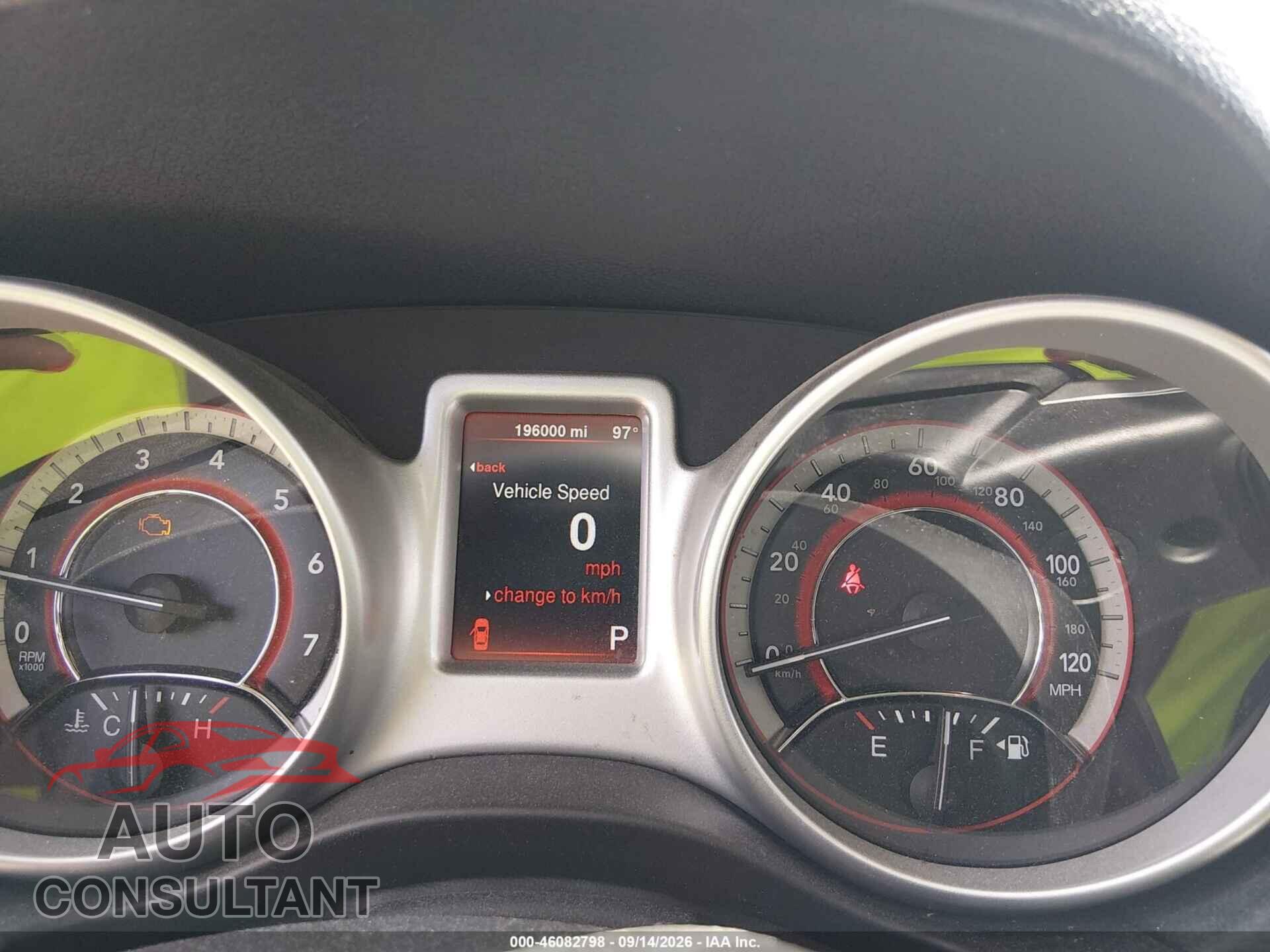 DODGE JOURNEY 2014 - 3C4PDCAB7ET214319