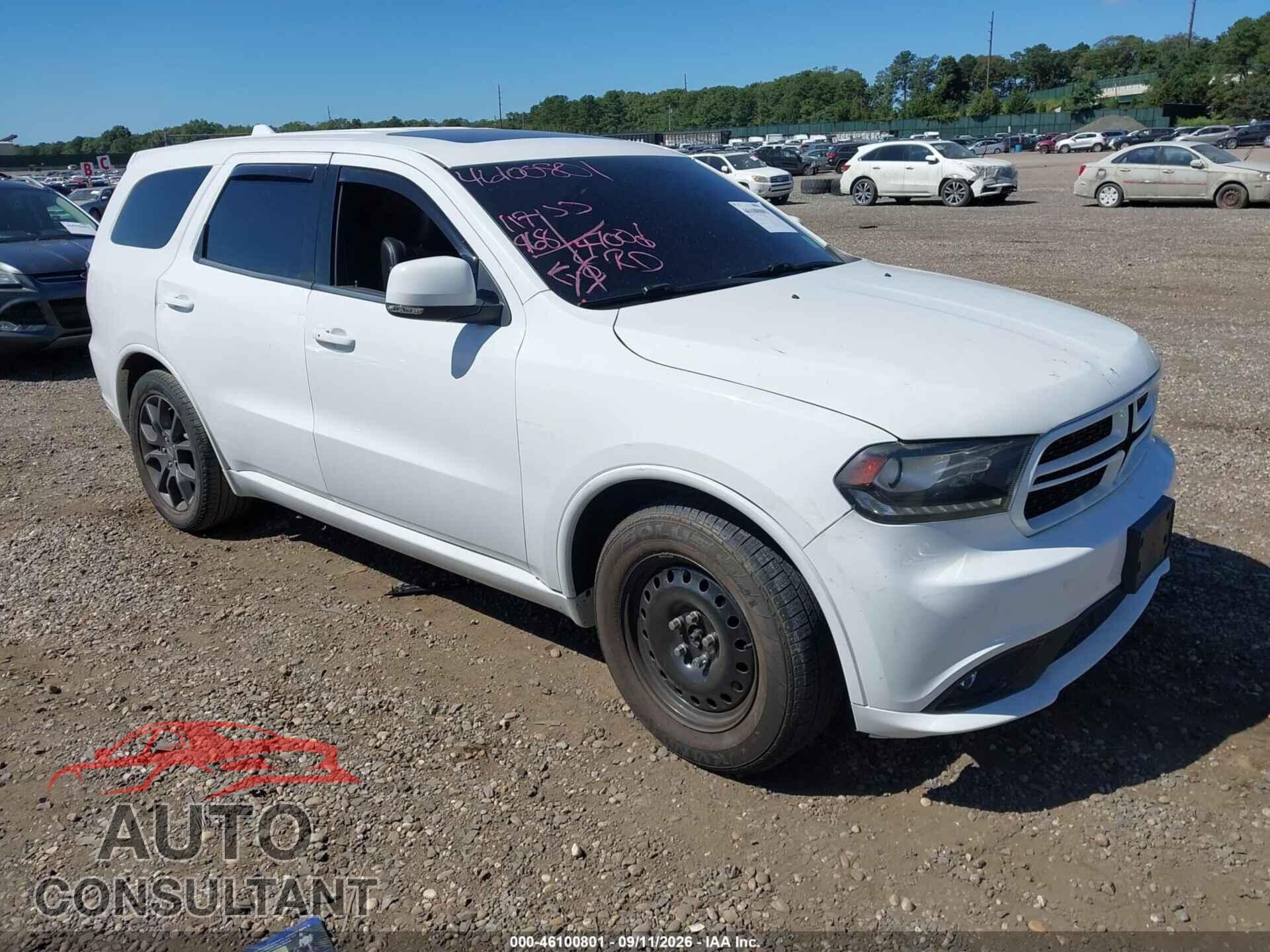 DODGE DURANGO 2016 - 1C4SDJCT2GC485727