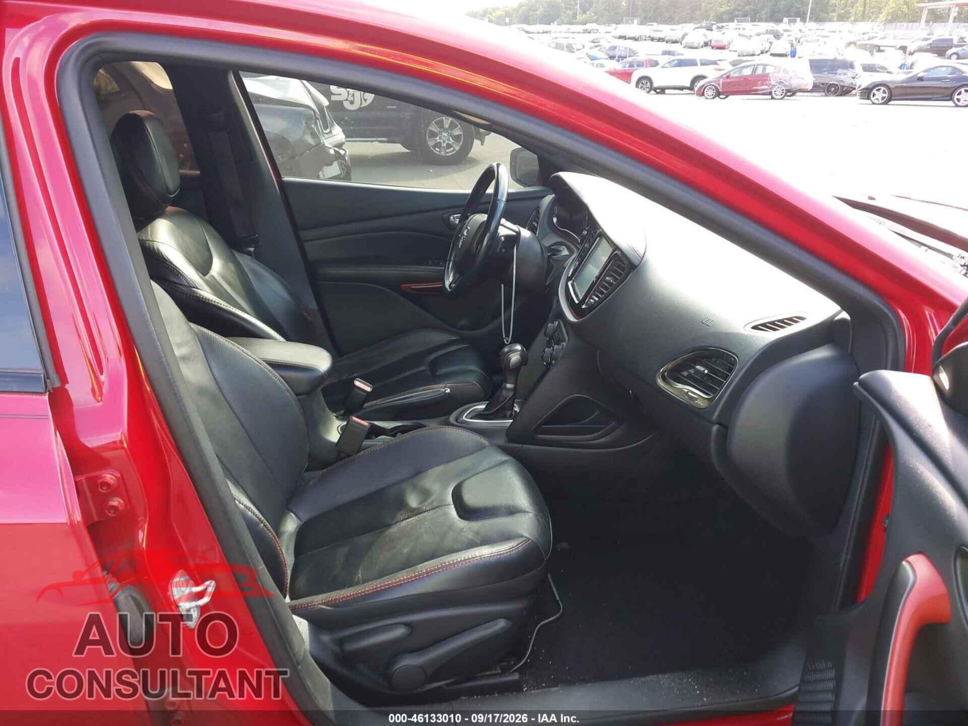 DODGE DART 2014 - 1C3CDFEB4ED677622