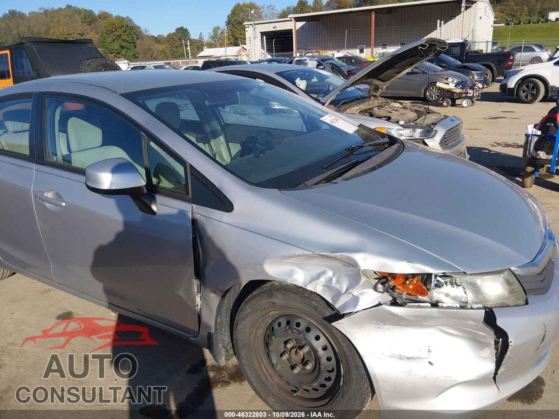 HONDA CIVIC 2012 - 19XFB2F52CE100485