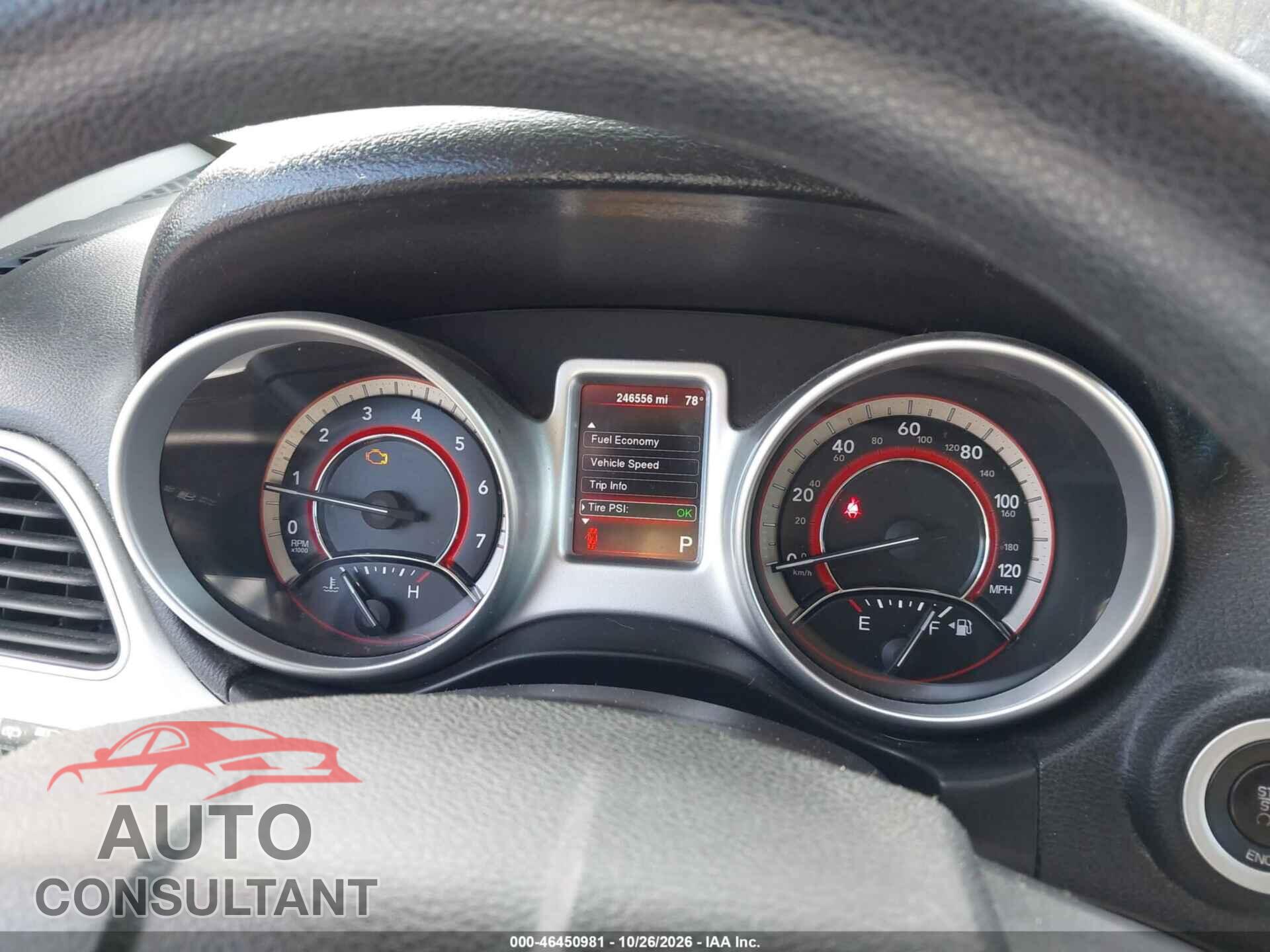 DODGE JOURNEY 2014 - 3C4PDCBG5ET161114