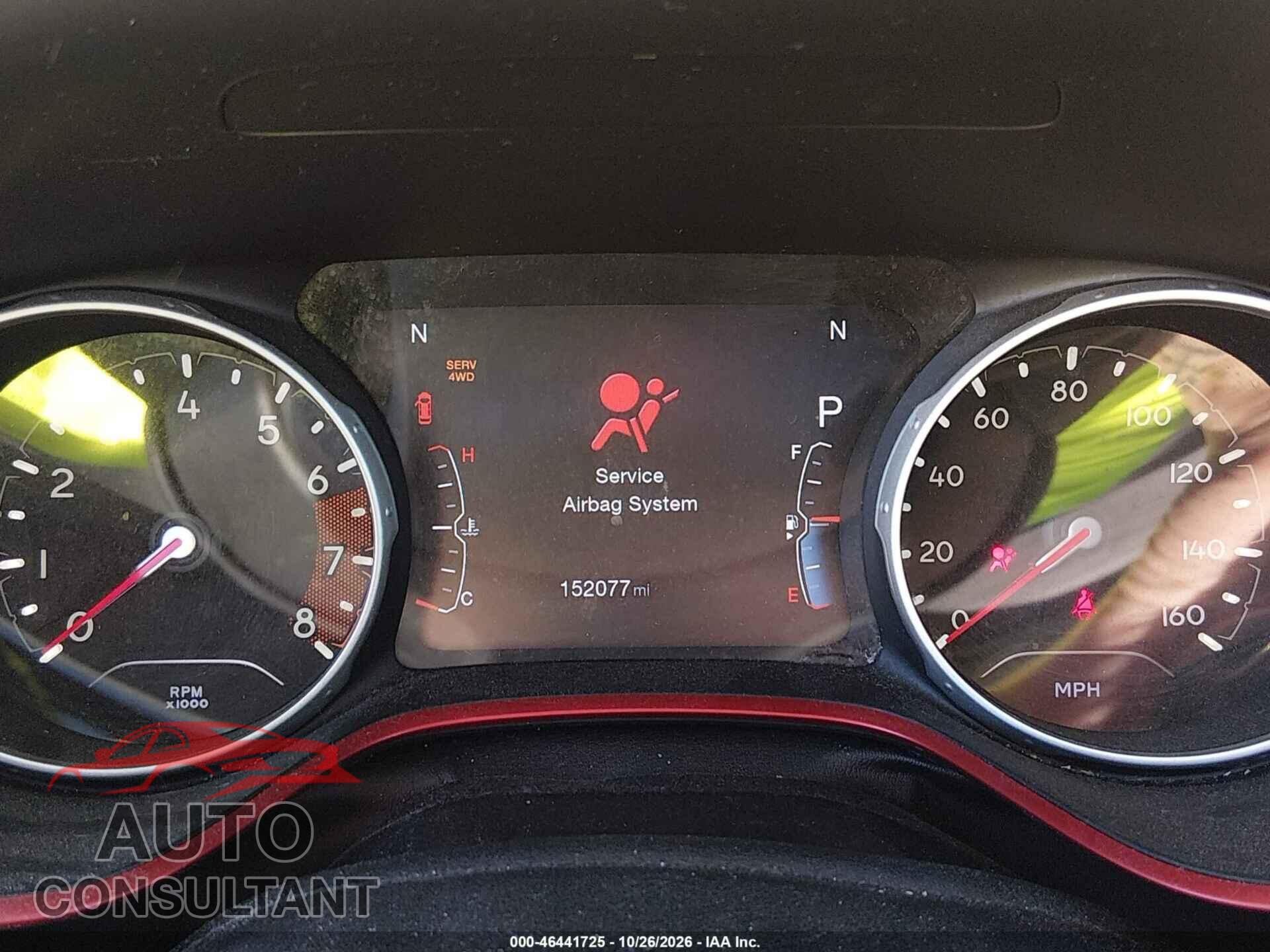 JEEP COMPASS 2017 - 3C4NJDDB4HT657307