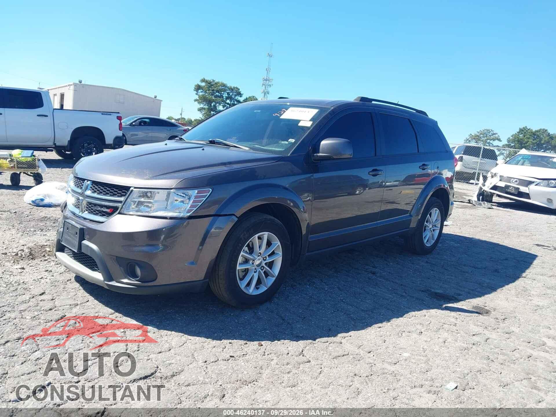 DODGE JOURNEY 2015 - 3C4PDCBG3FT538105