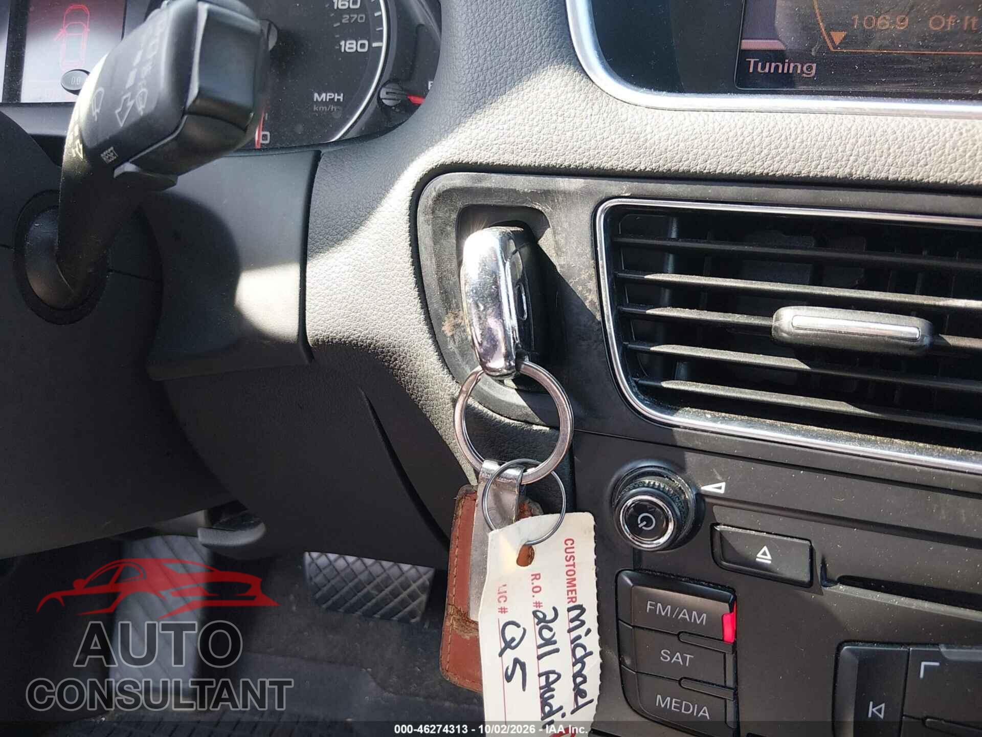 AUDI Q5 2011 - WA1CFAFP7BA036409