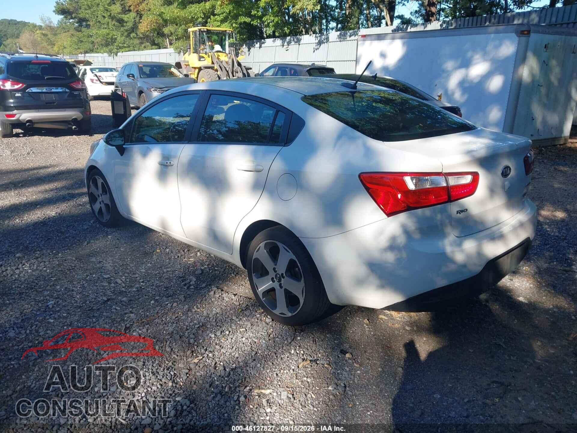 KIA RIO 2012 - KNADN4A30C6047000