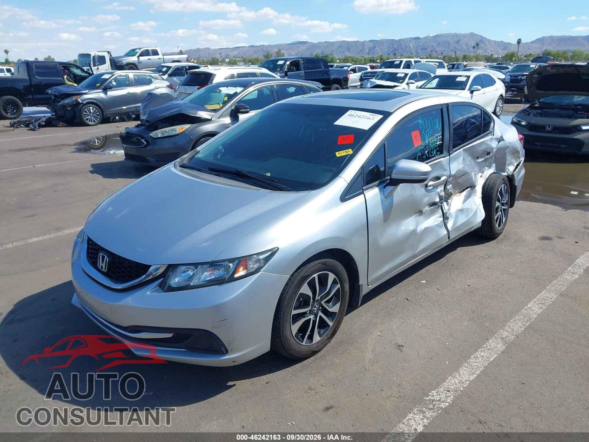 HONDA CIVIC 2014 - 19XFB2F89EE022980