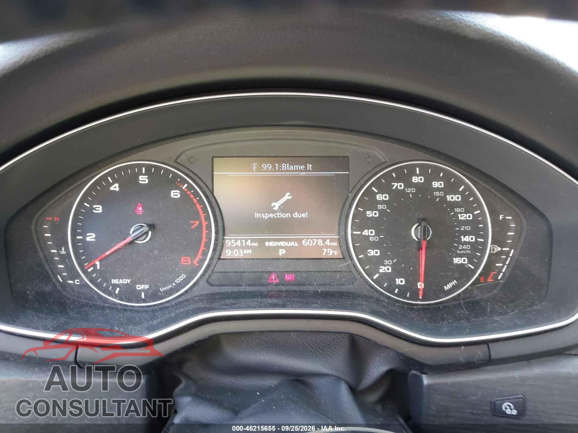 AUDI A4 2017 - WAUGMAF47HN071663