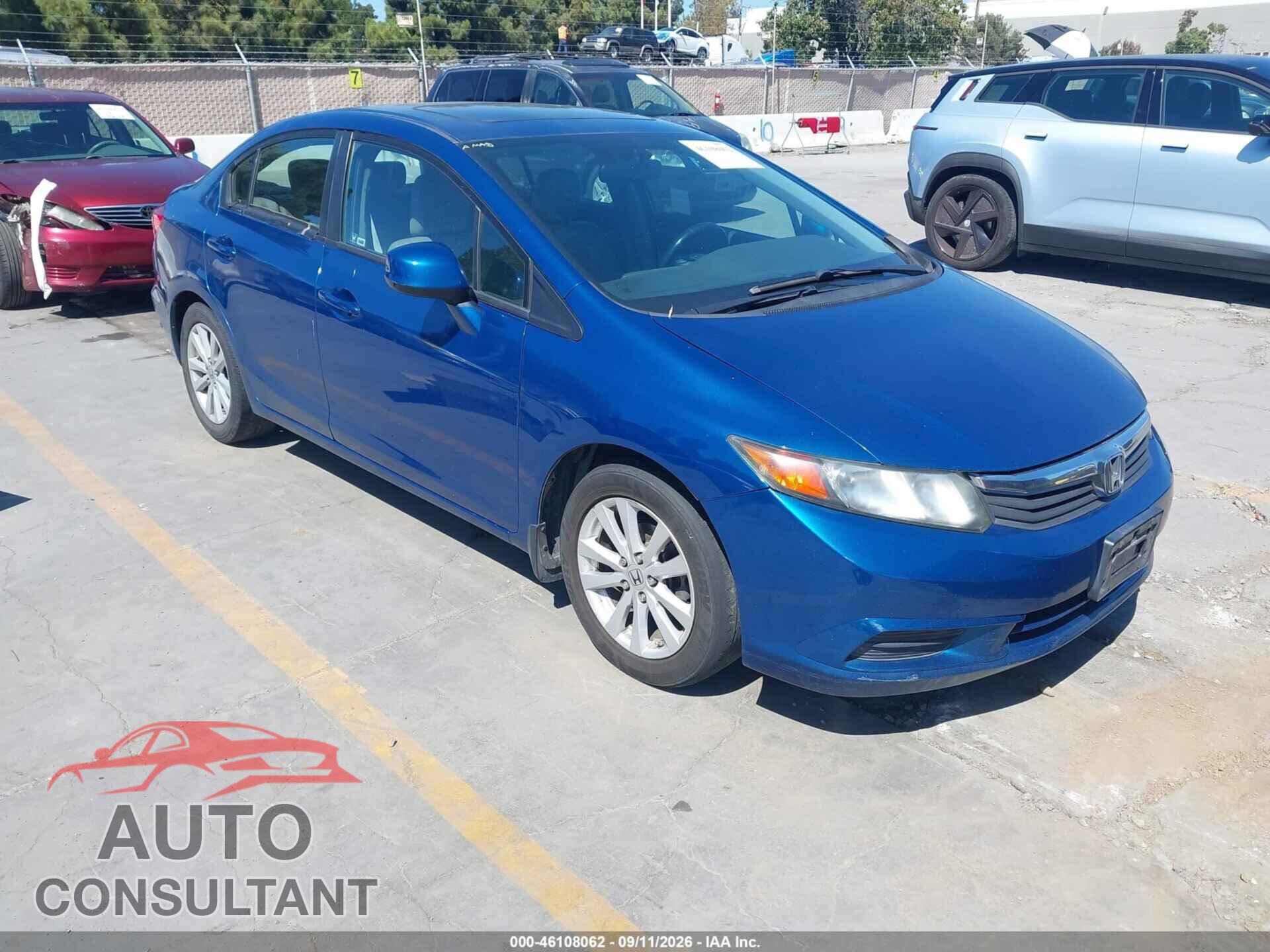 HONDA CIVIC 2012 - 2HGFB2F97CH506870