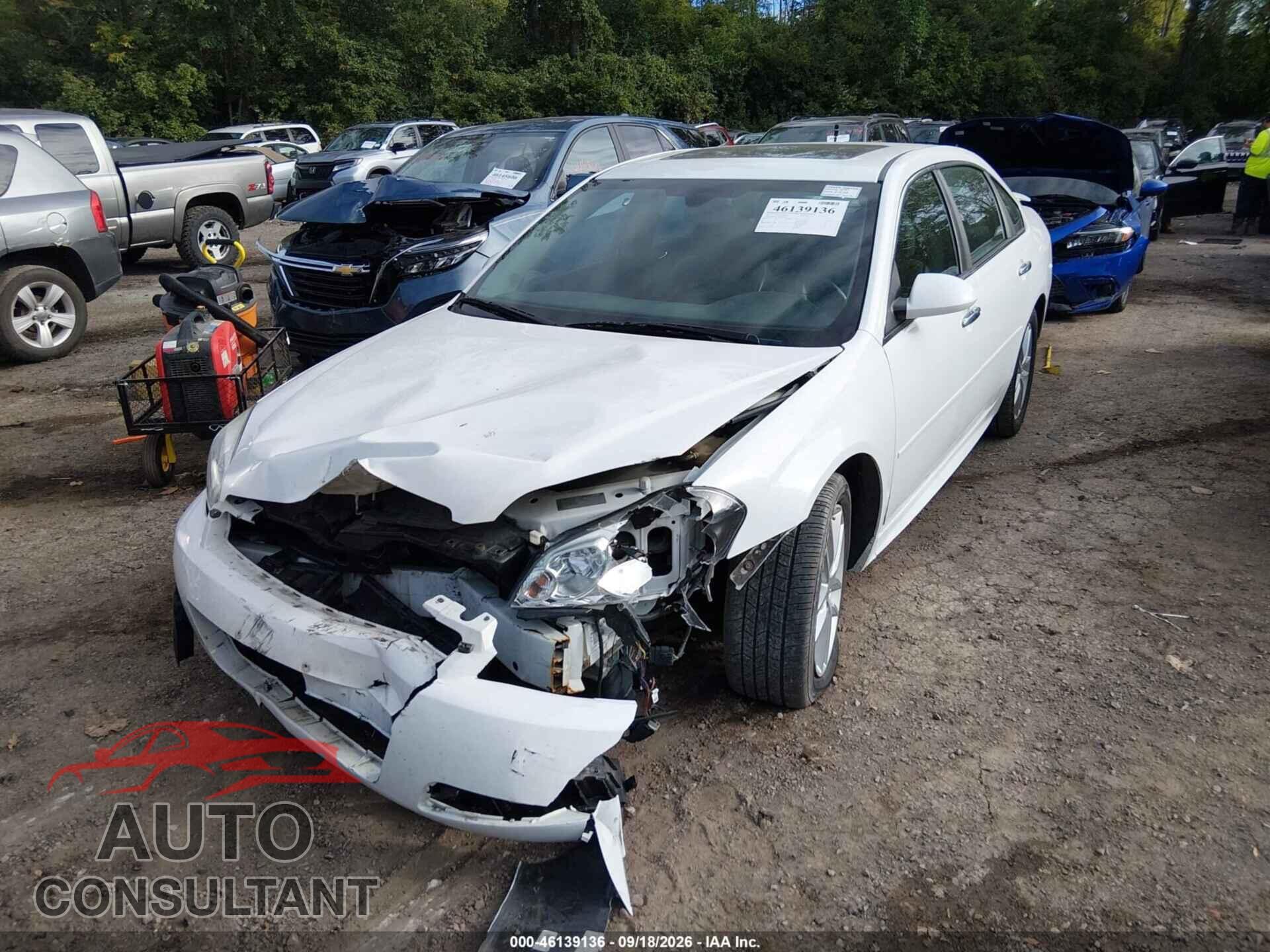 CHEVROLET IMPALA 2013 - 2G1WC5E33D1242818
