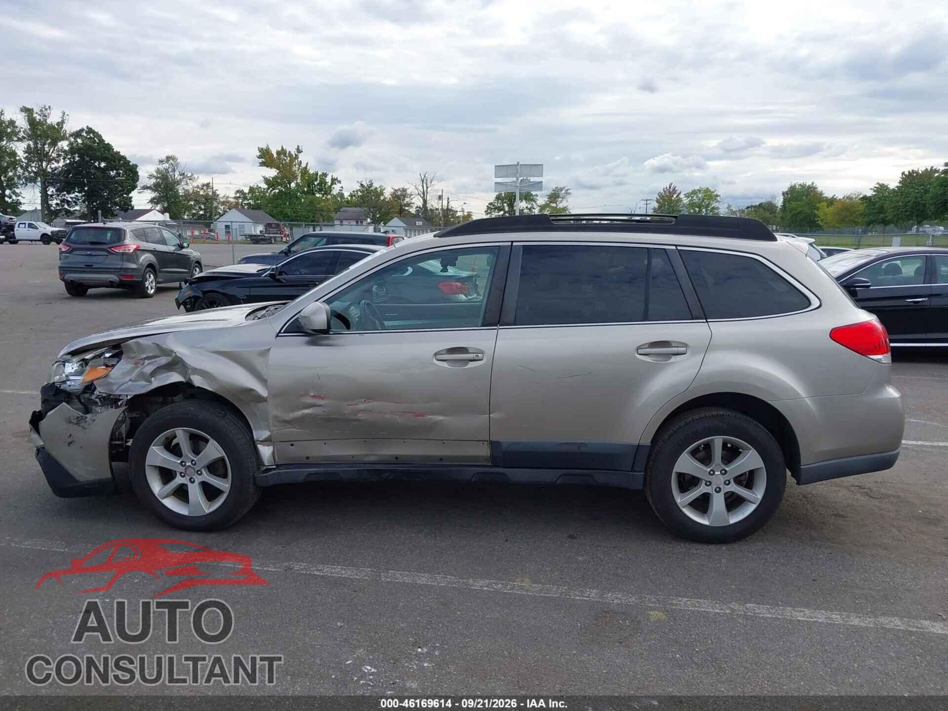 SUBARU OUTBACK 2014 - 4S4BRBCC2E3206678