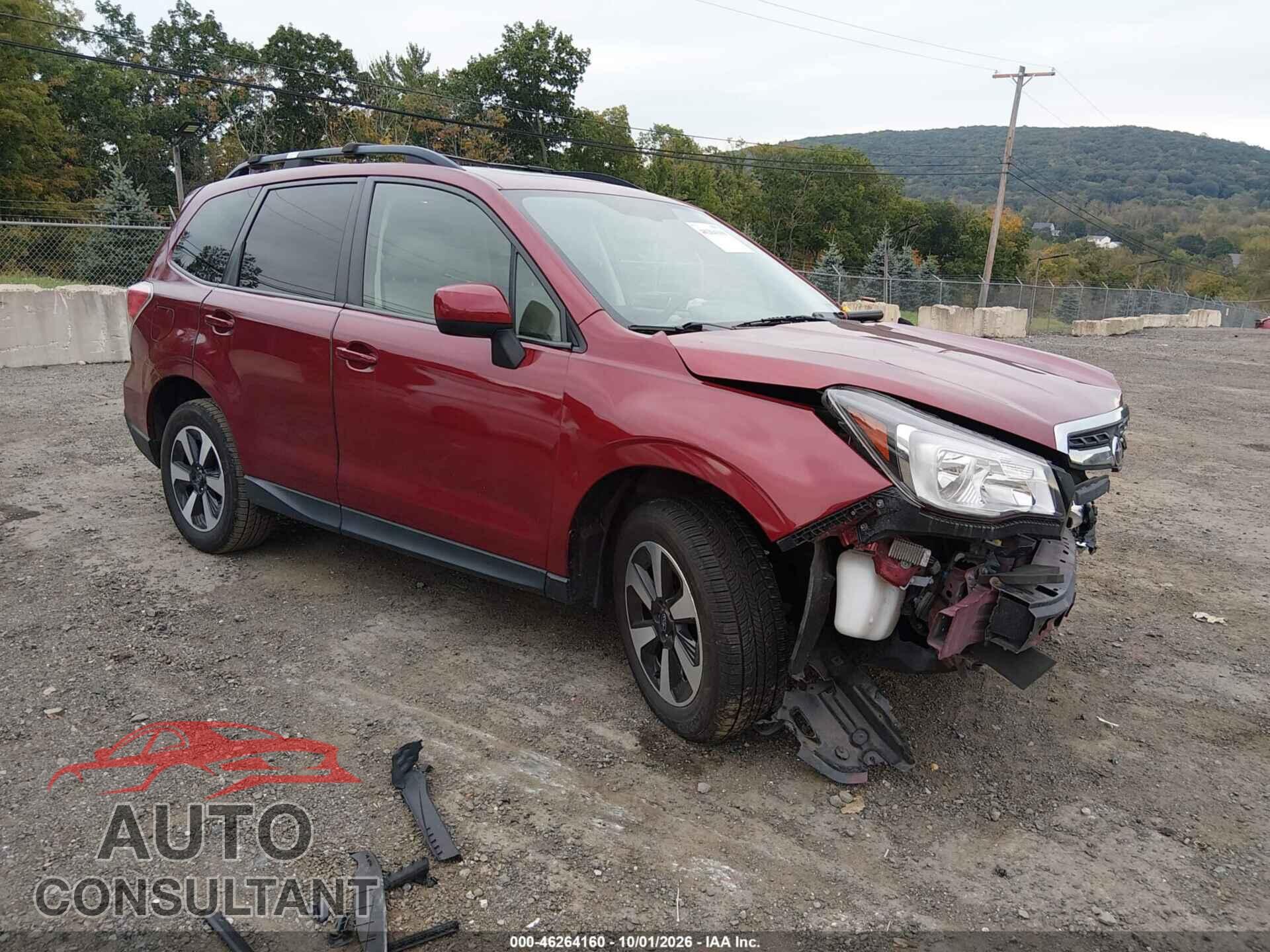 SUBARU FORESTER 2018 - JF2SJAEC2JG511198