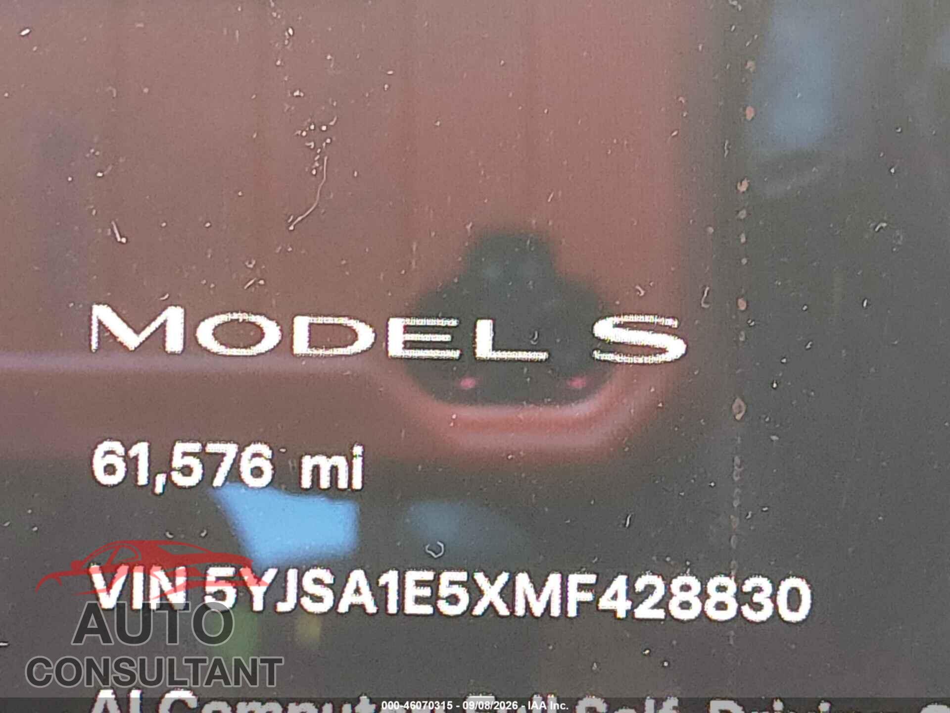 TESLA MODEL S 2021 - 5YJSA1E5XMF428830