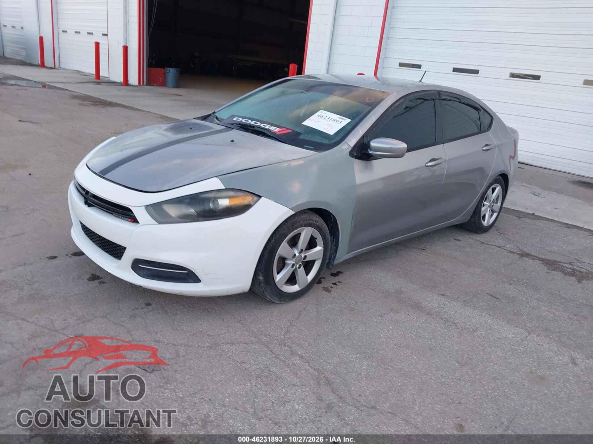 DODGE DART 2016 - 1C3CDFBB7GD515216