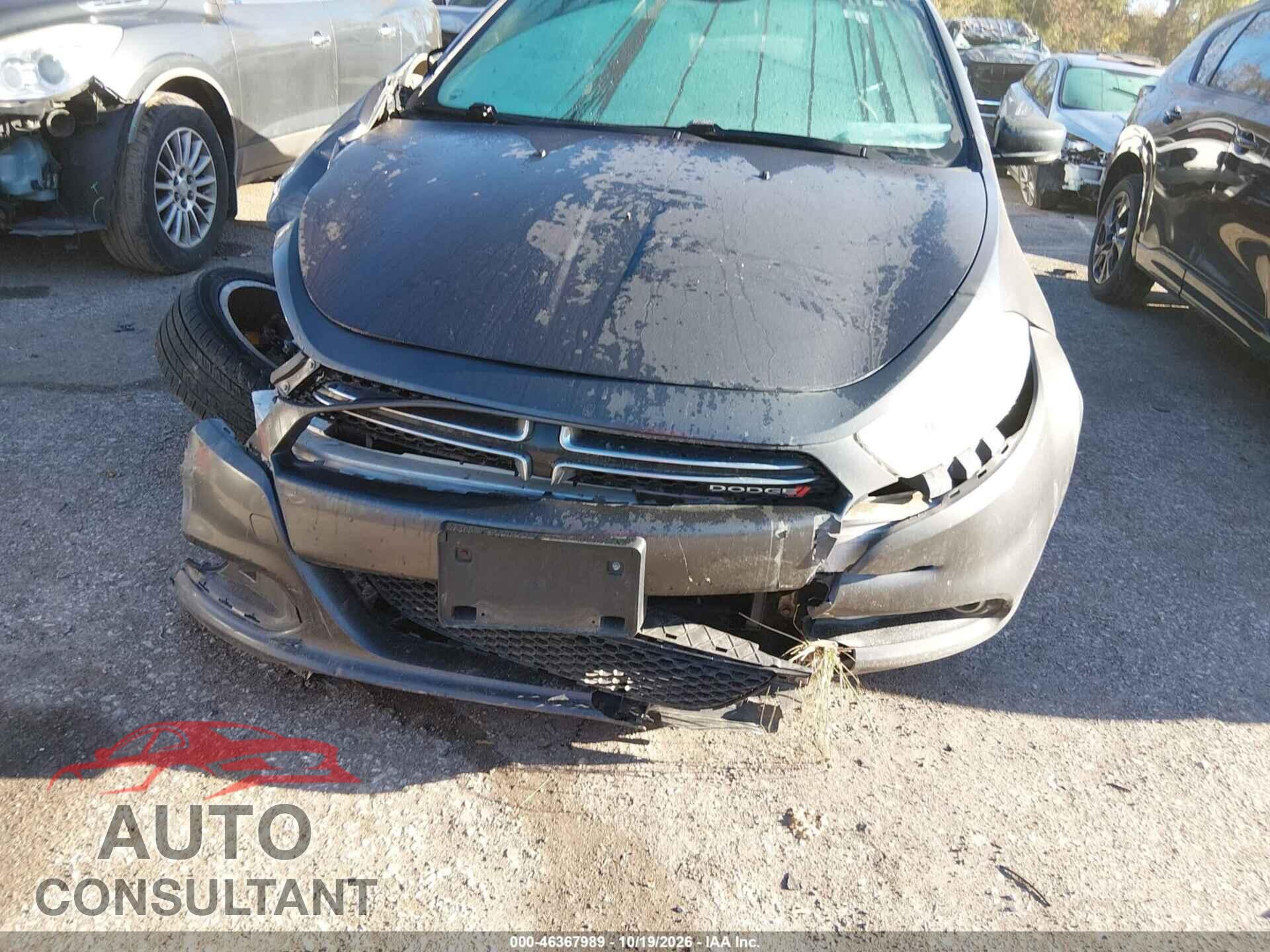 DODGE DART 2015 - 1C3CDFCB2FD213717
