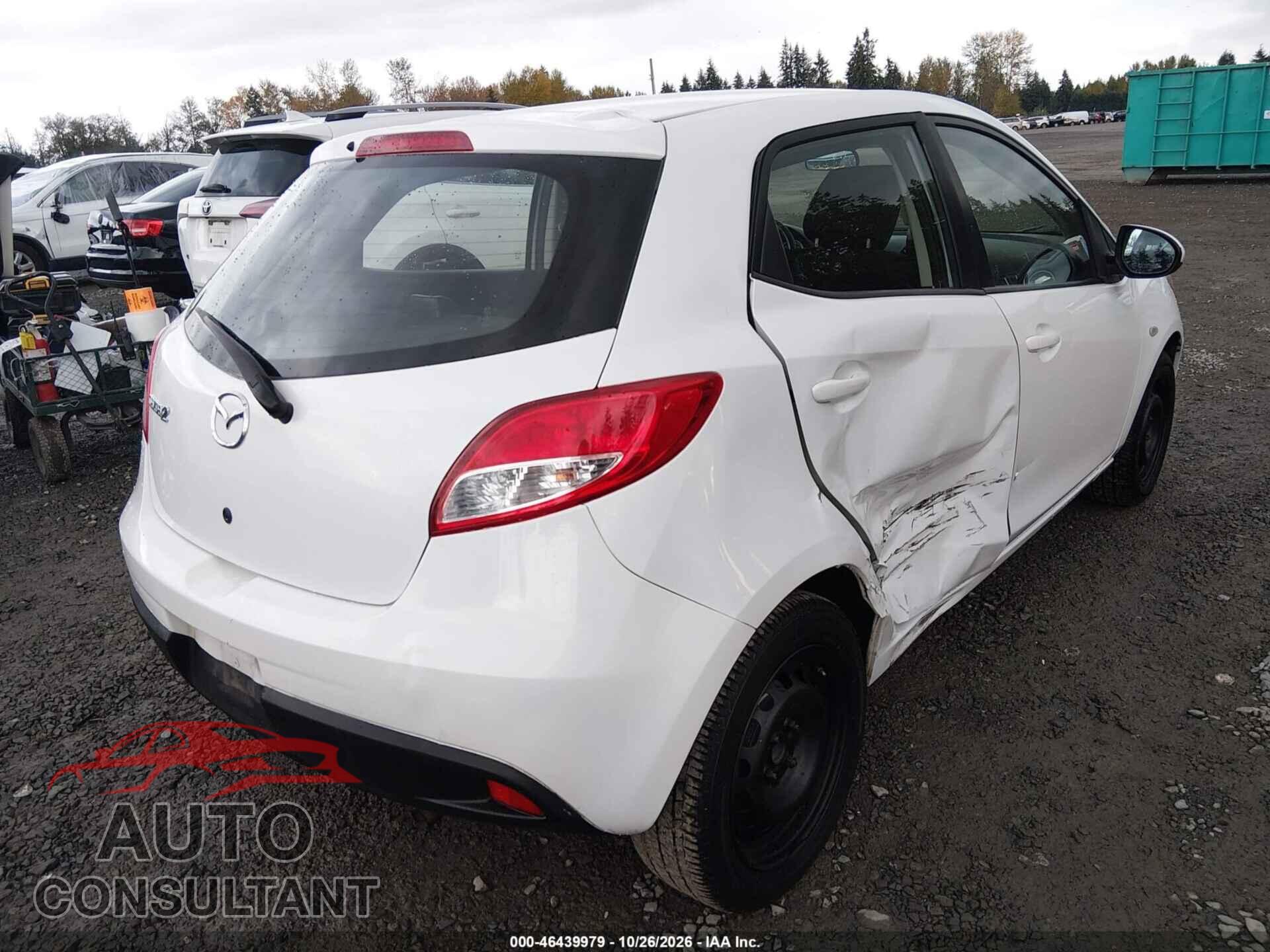 MAZDA MAZDA2 2013 - JM1DE1KY4D0154972