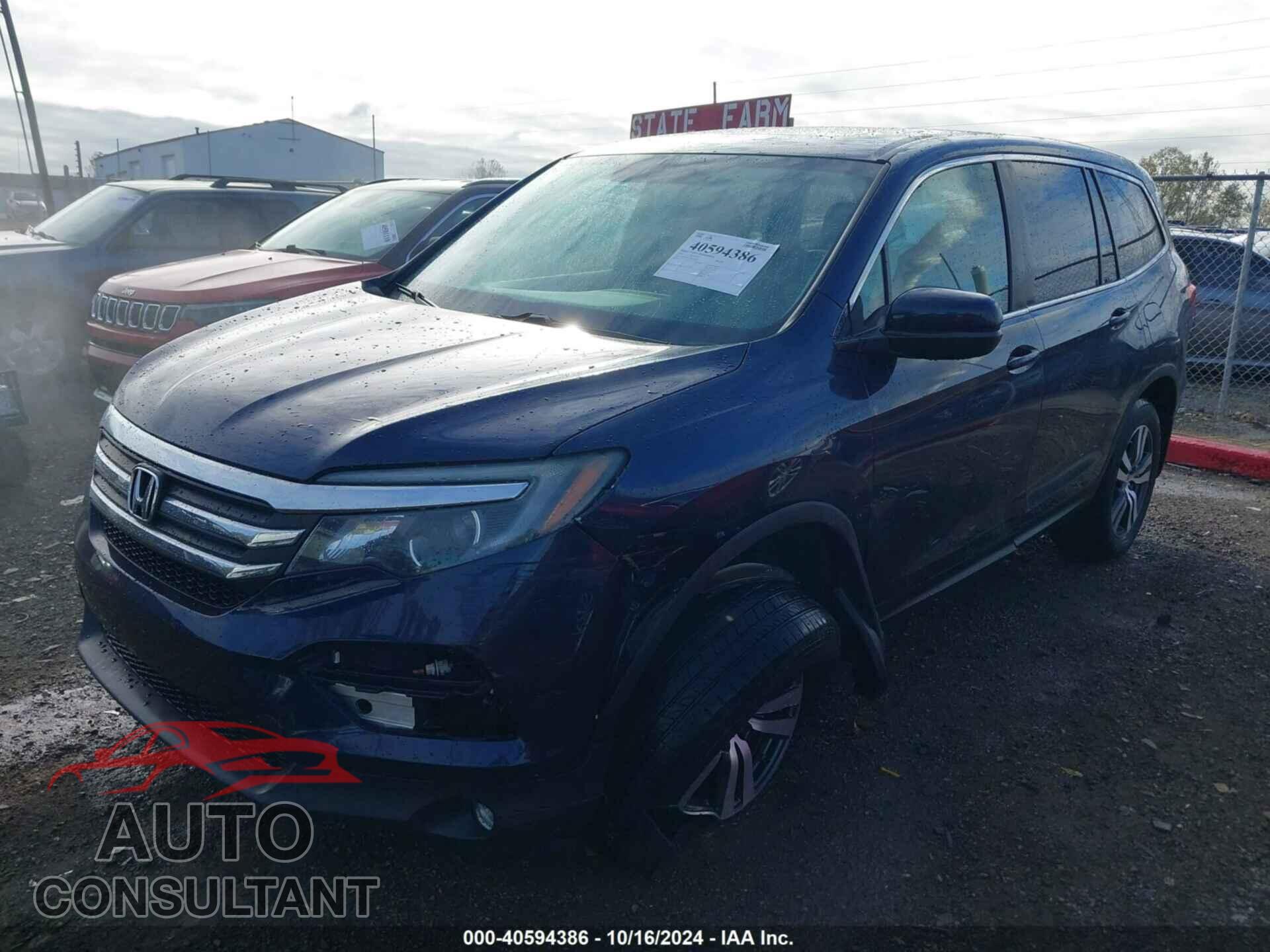 HONDA PILOT 2016 - 5FNYF6H57GB041094