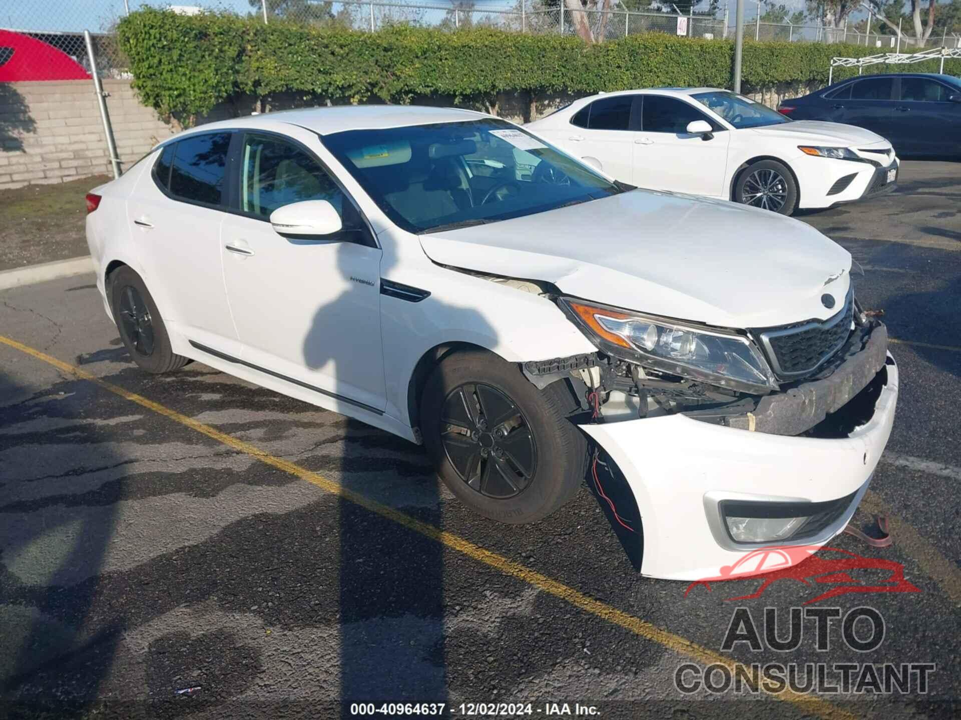 KIA OPTIMA HYBRID 2013 - KNAGM4AD0D5048745