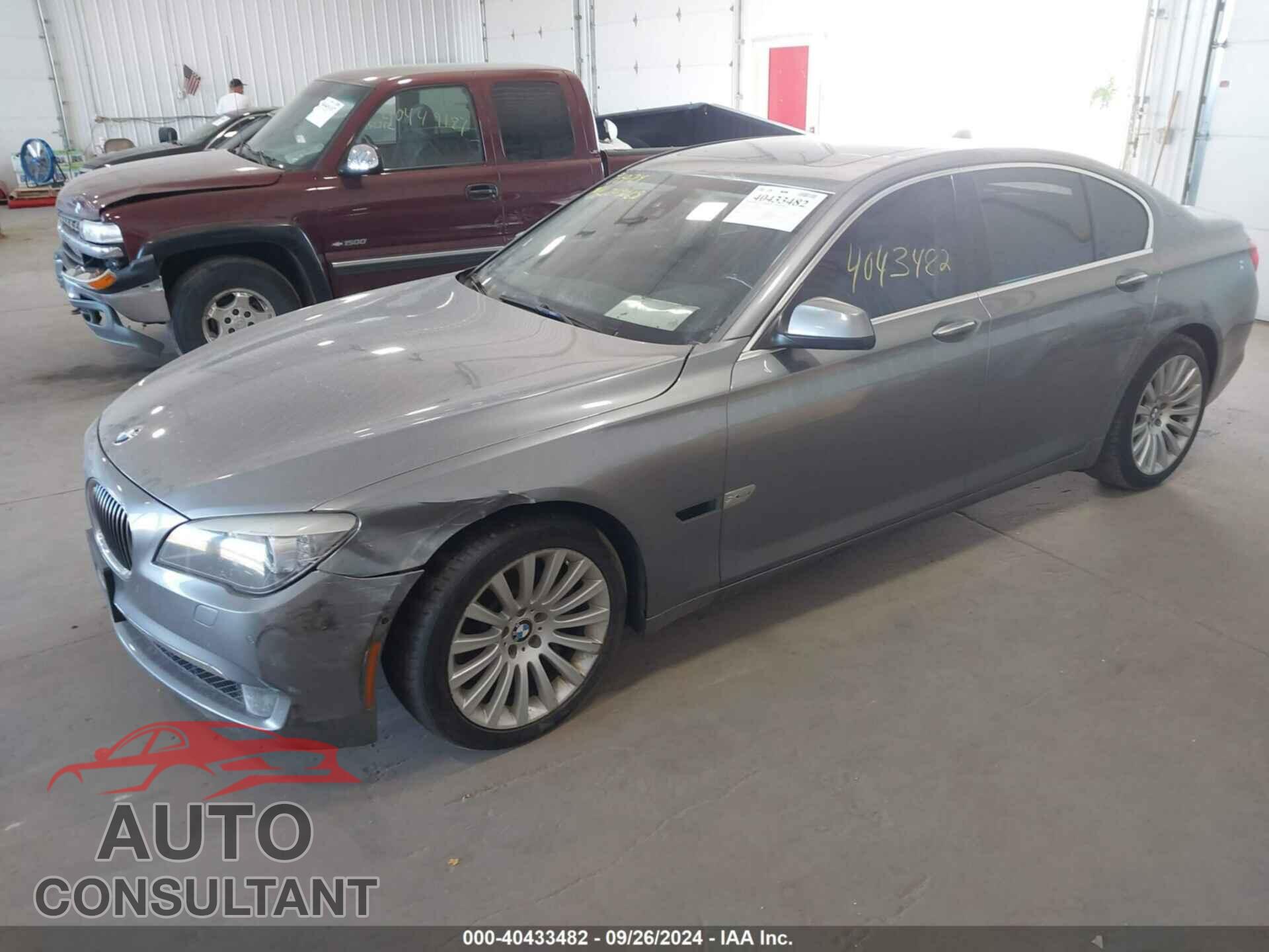 BMW 750I 2012 - WBAKC6C58CDX99577