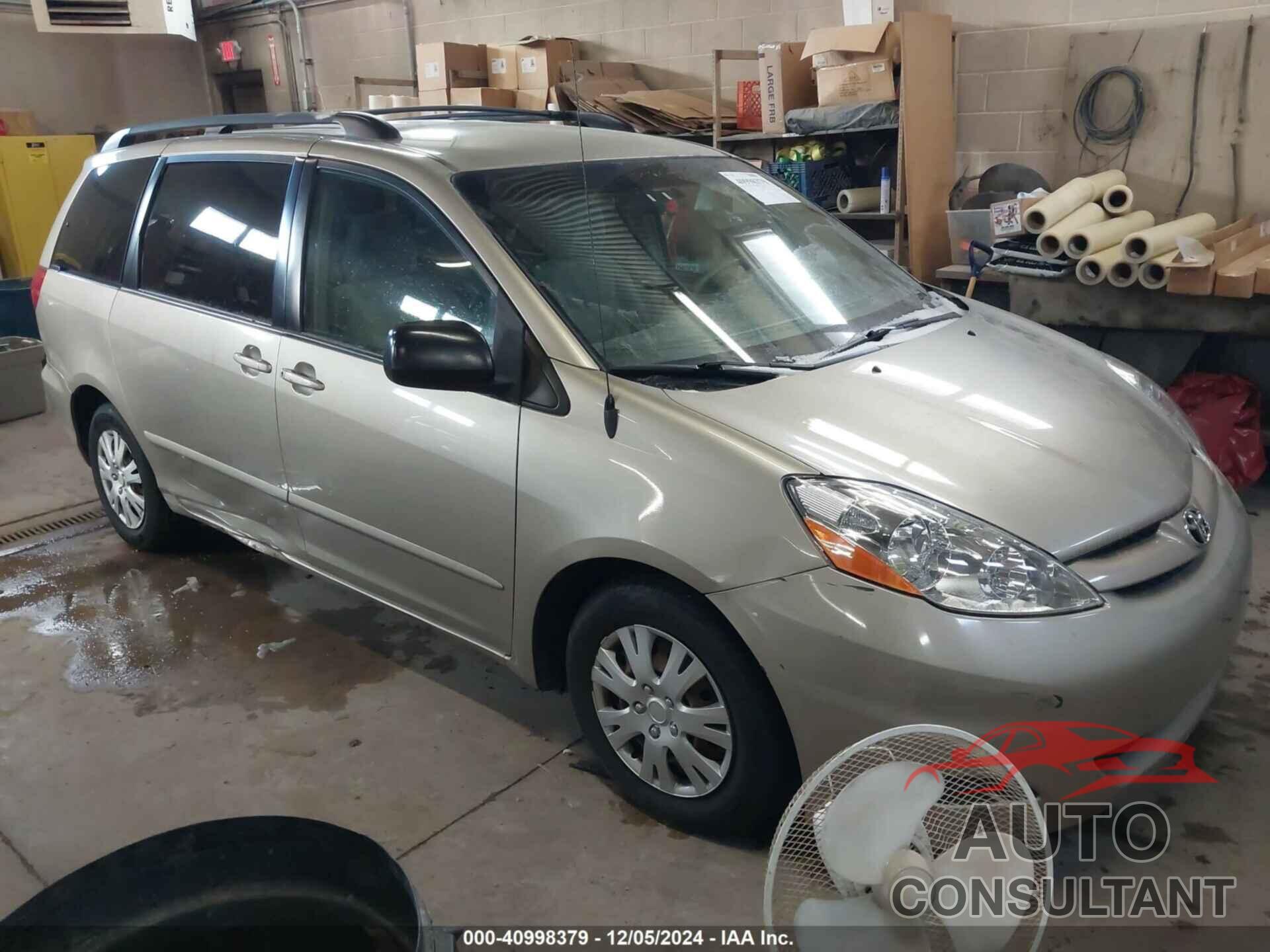 TOYOTA SIENNA 2009 - 5TDZK23C39S246389