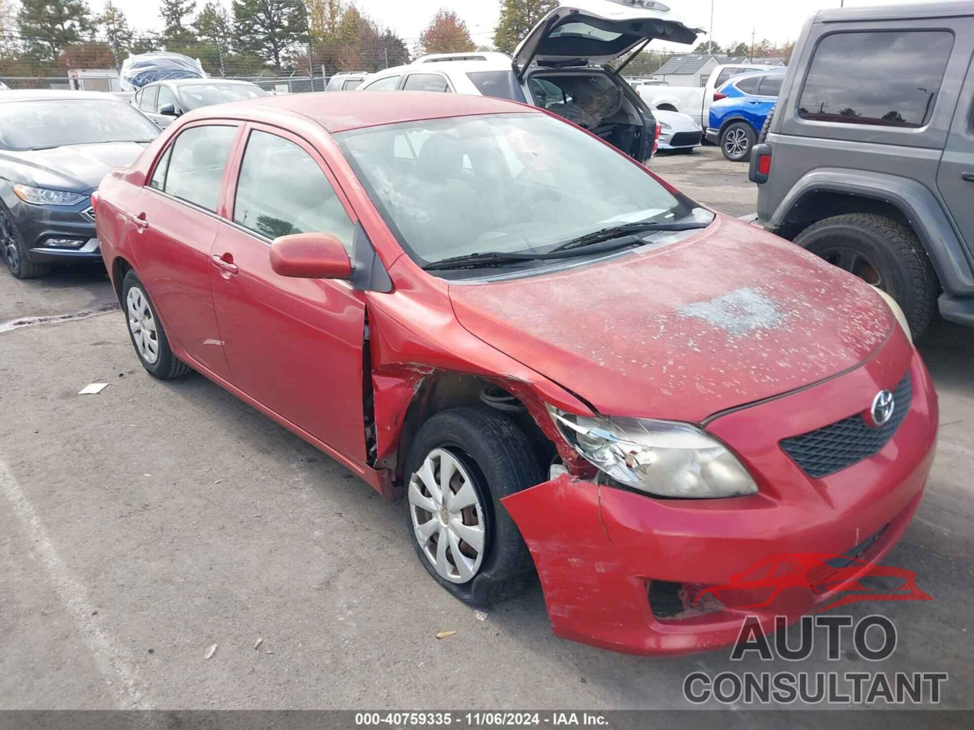 TOYOTA COROLLA 2010 - 1NXBU4EE0AZ167344