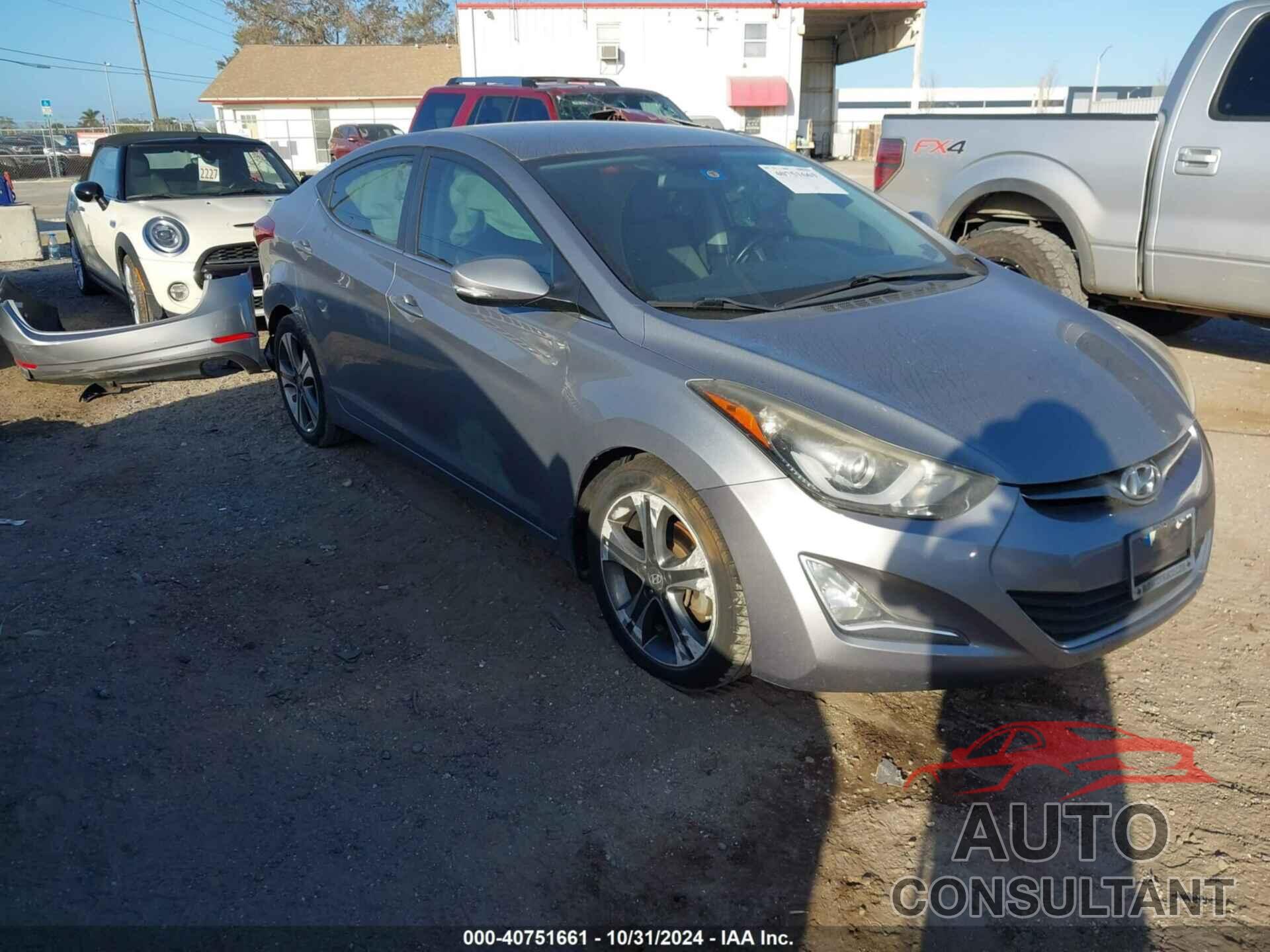 HYUNDAI ELANTRA 2016 - KMHDH4AHXGU522767