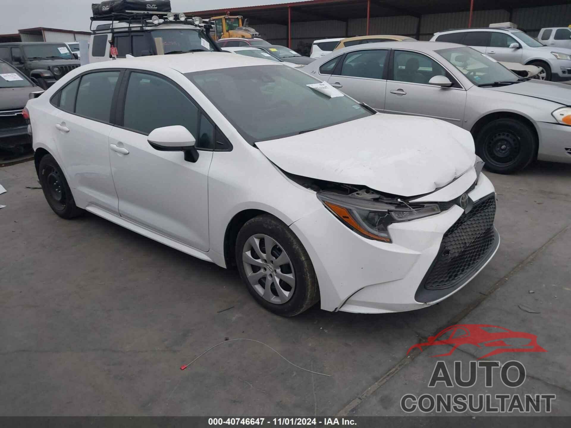 TOYOTA COROLLA 2020 - 5YFEPRAE8LP106576