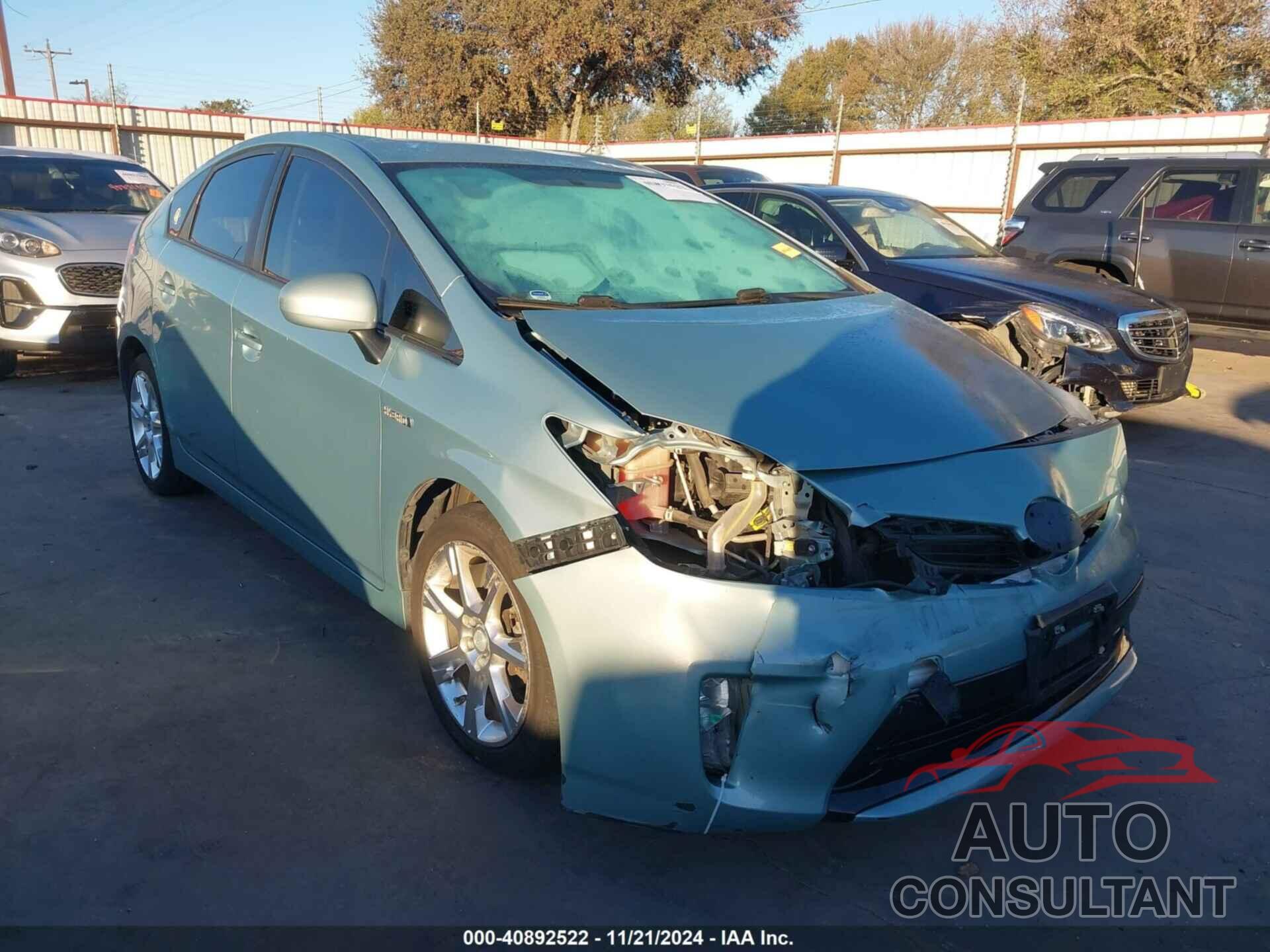 TOYOTA PRIUS 2013 - JTDKN3DU0D1711349