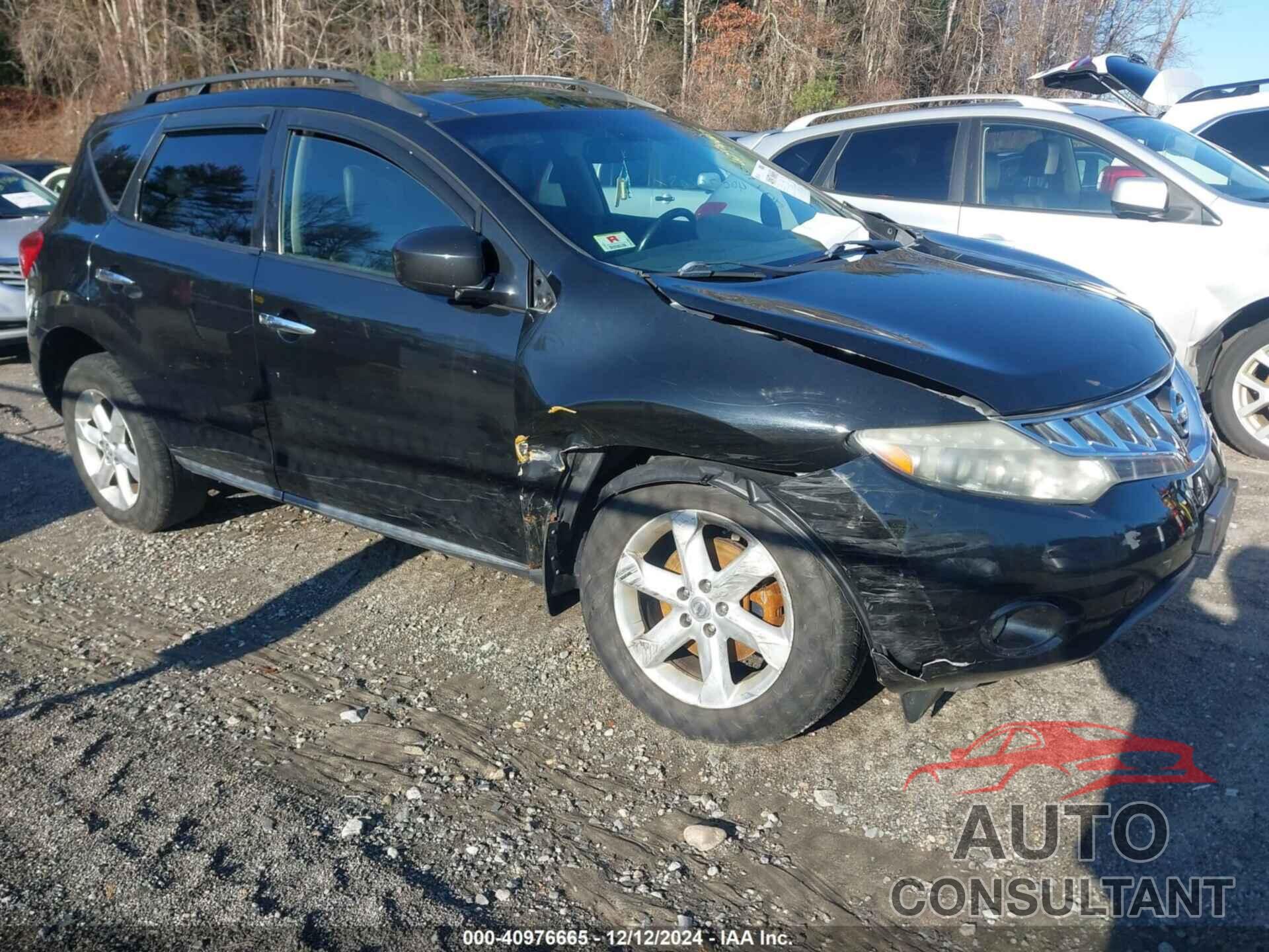 NISSAN MURANO 2010 - JN8AZ1MW7AW108715