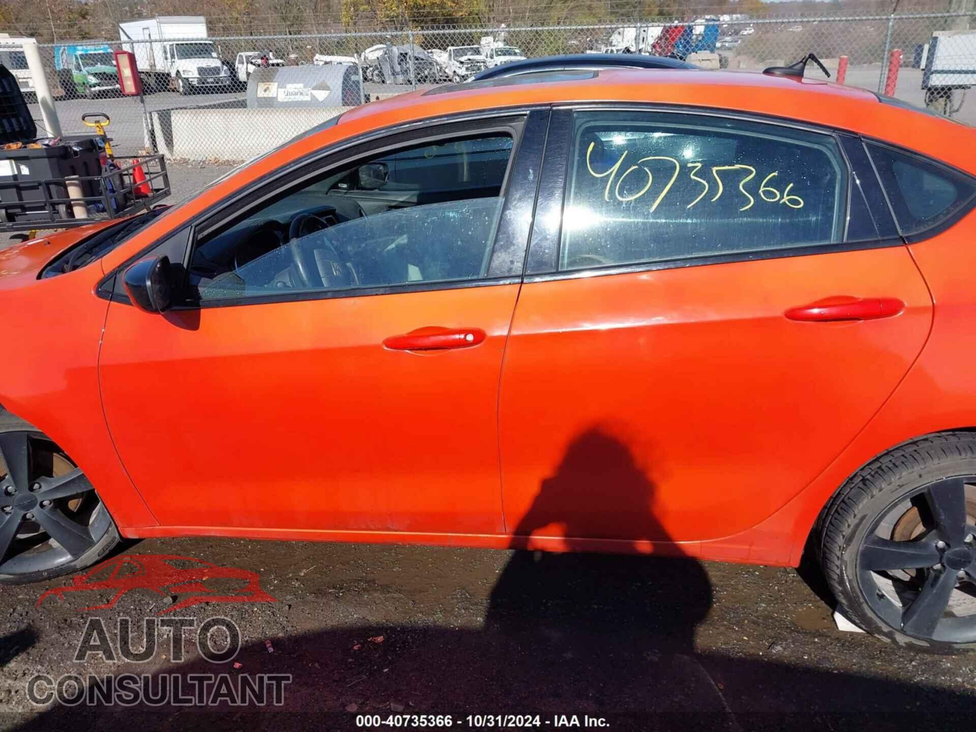 DODGE DART 2015 - 1C3CDFBB1FD241896