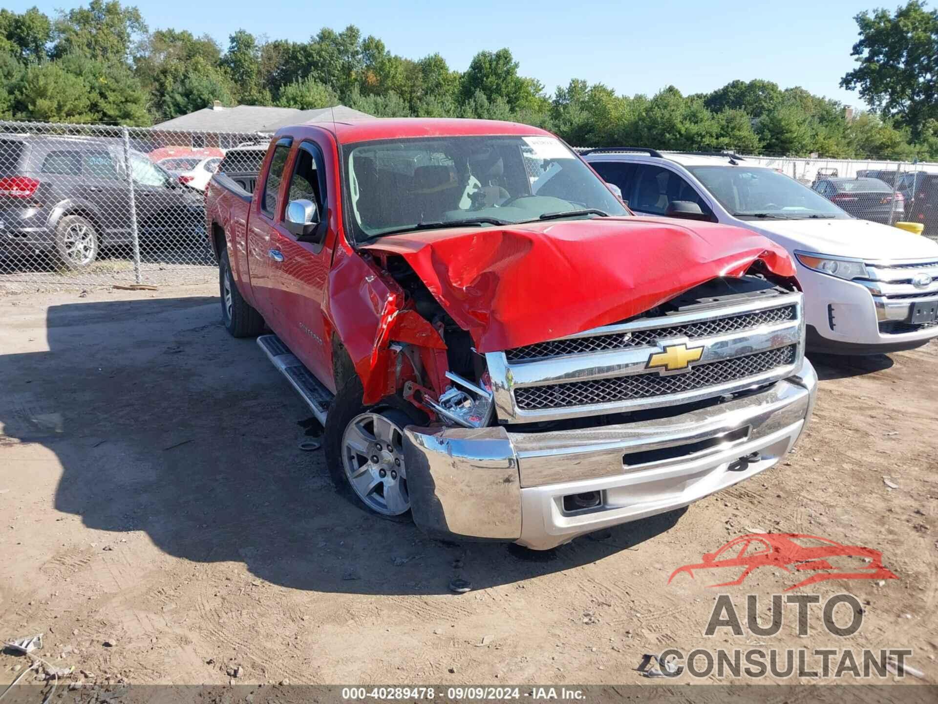 CHEVROLET SILVERADO 1500 2012 - 1GCRKREA0CZ349554