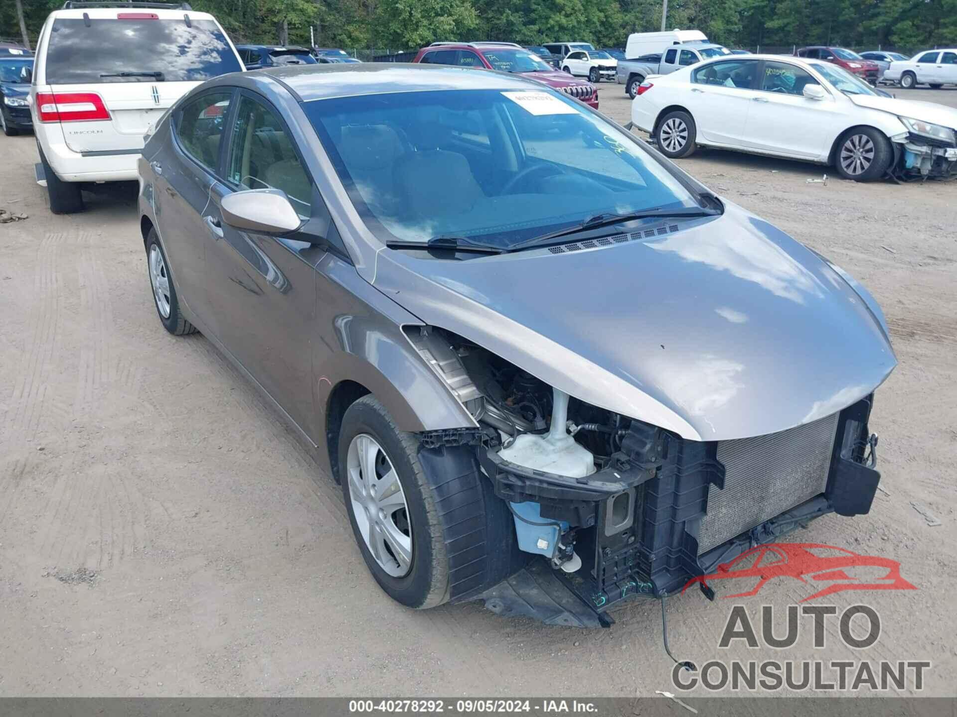 HYUNDAI ELANTRA 2016 - 5NPDH4AE2GH675325