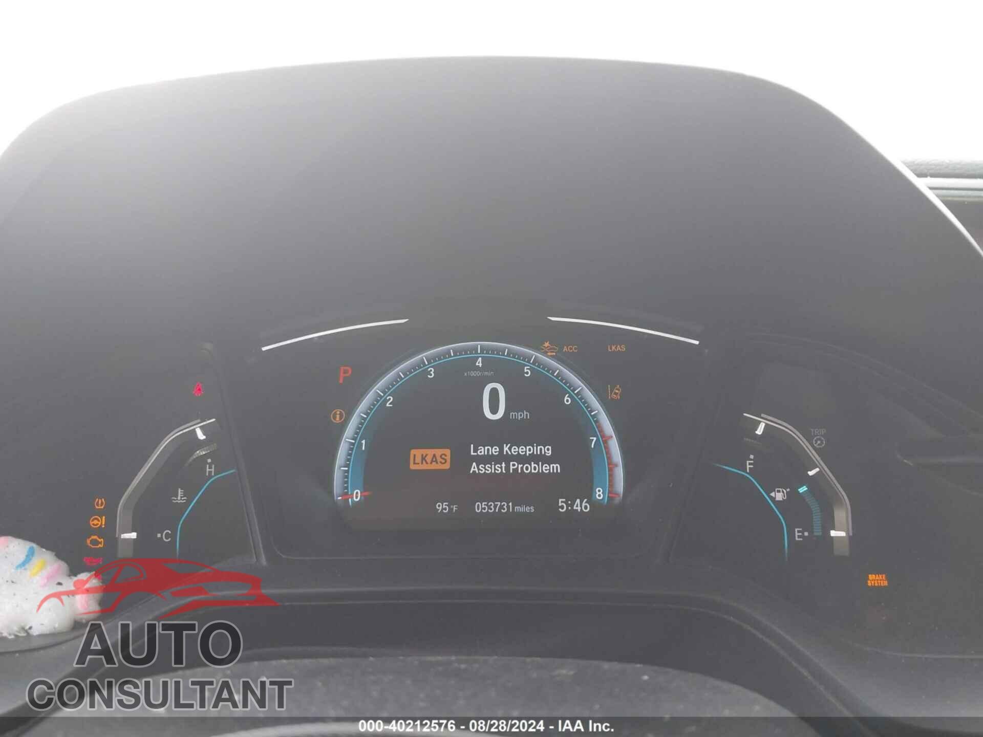 HONDA CIVIC 2019 - 2HGFC2F65KH595355