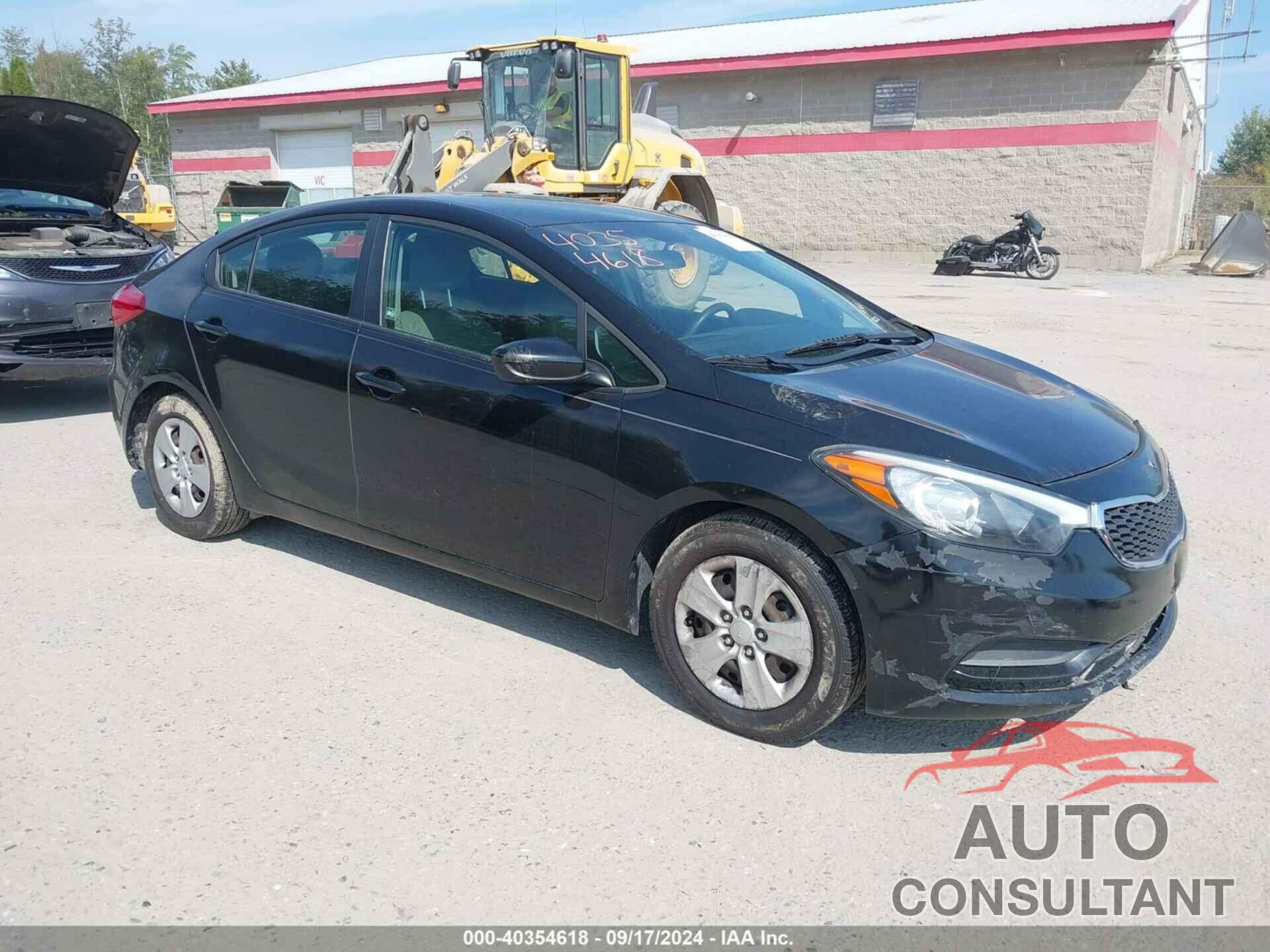 KIA FORTE 2016 - KNAFK4A69G5541976