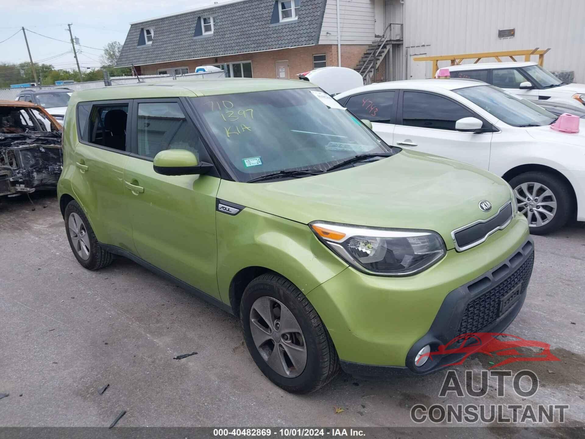 KIA SOUL 2015 - KNDJN2A21F7809024