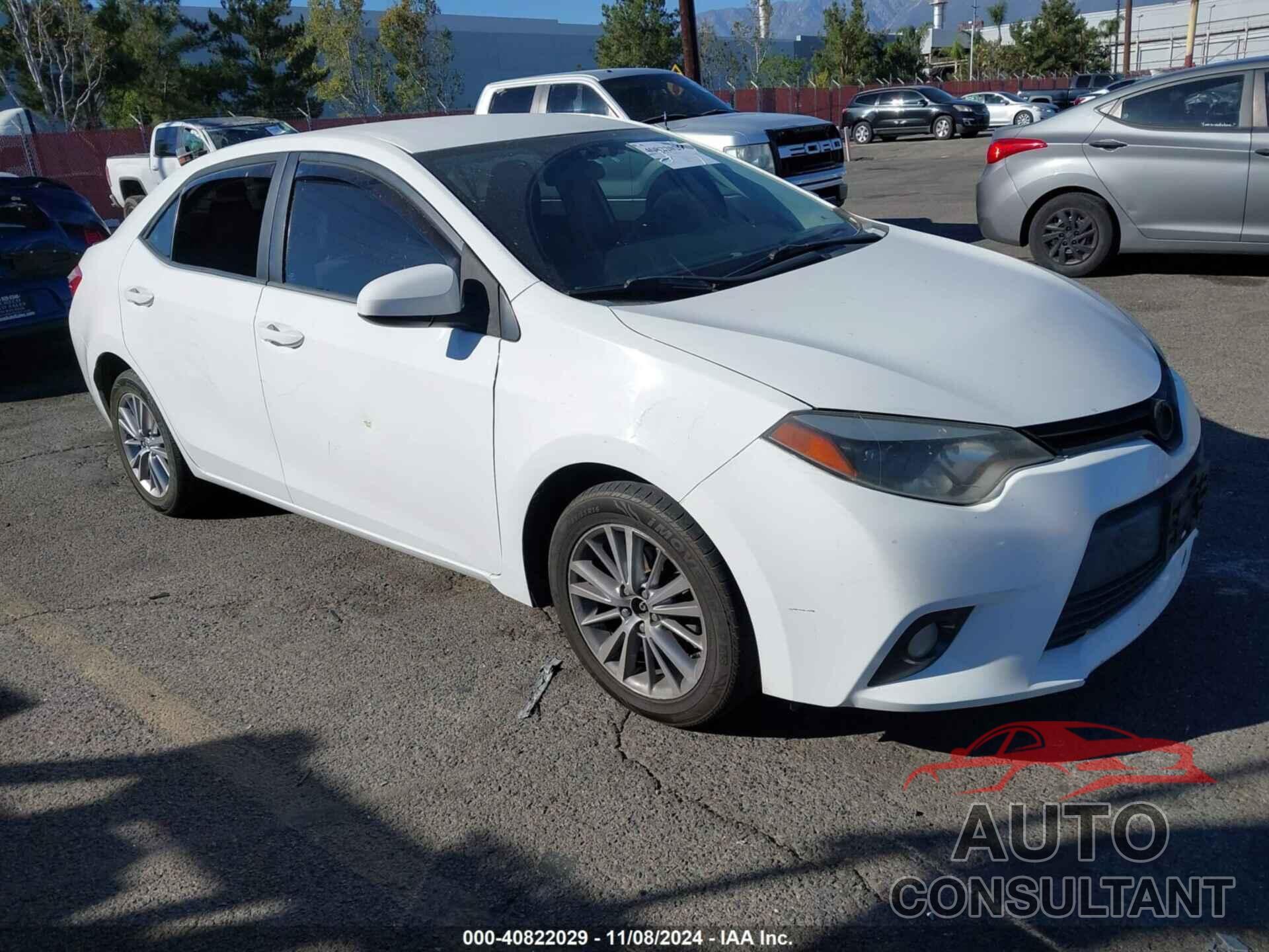 TOYOTA COROLLA 2015 - 5YFBURHE5FP190930