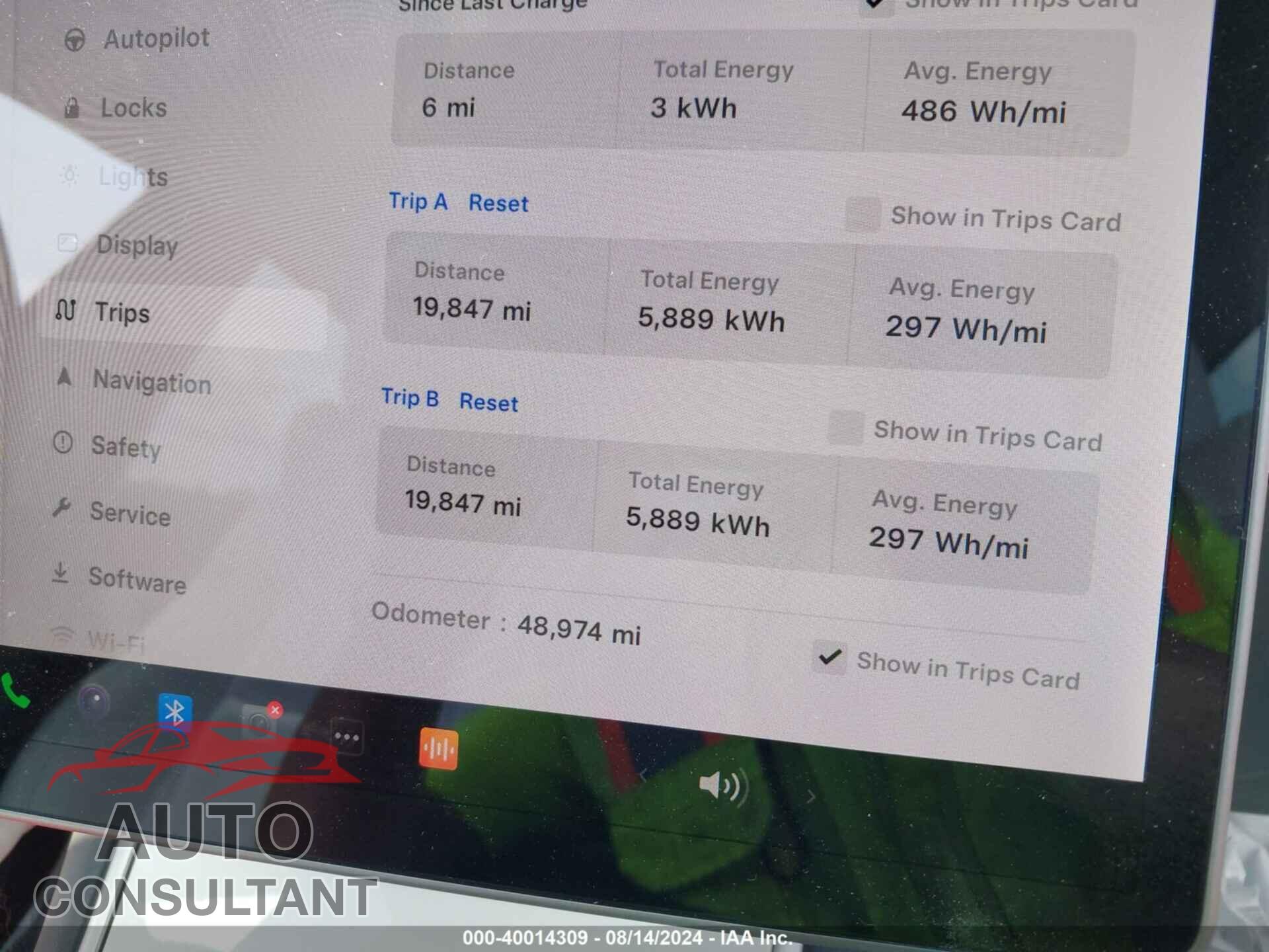 TESLA MODEL 3 2019 - 5YJ3E1EB5KF514509