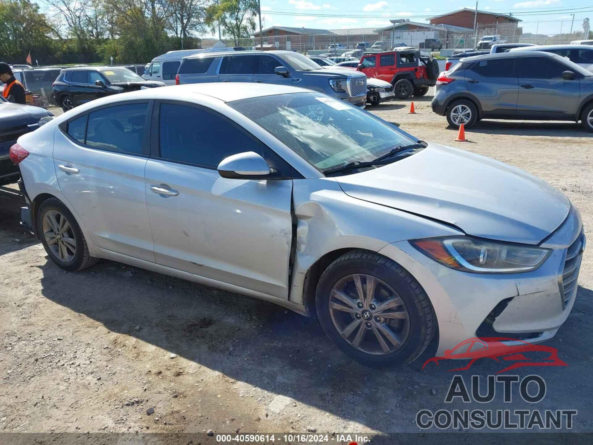 HYUNDAI ELANTRA 2017 - KMHD84LF7HU146946